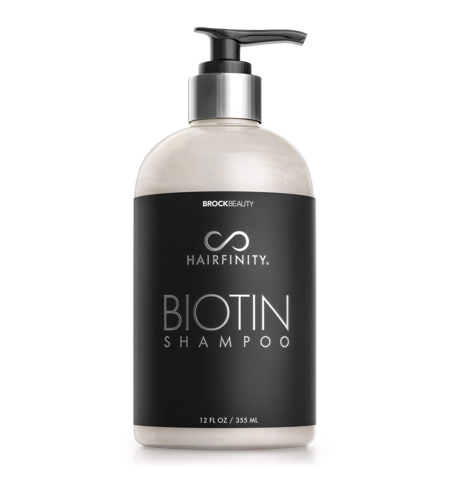 Hairfinity Biotin Shampoo - Sulfate & Silicone Free for Damaged Curly Hair - Thickening Hair Care Safe for Color & Keratin Treatments - Buy Online on GoSupps.com