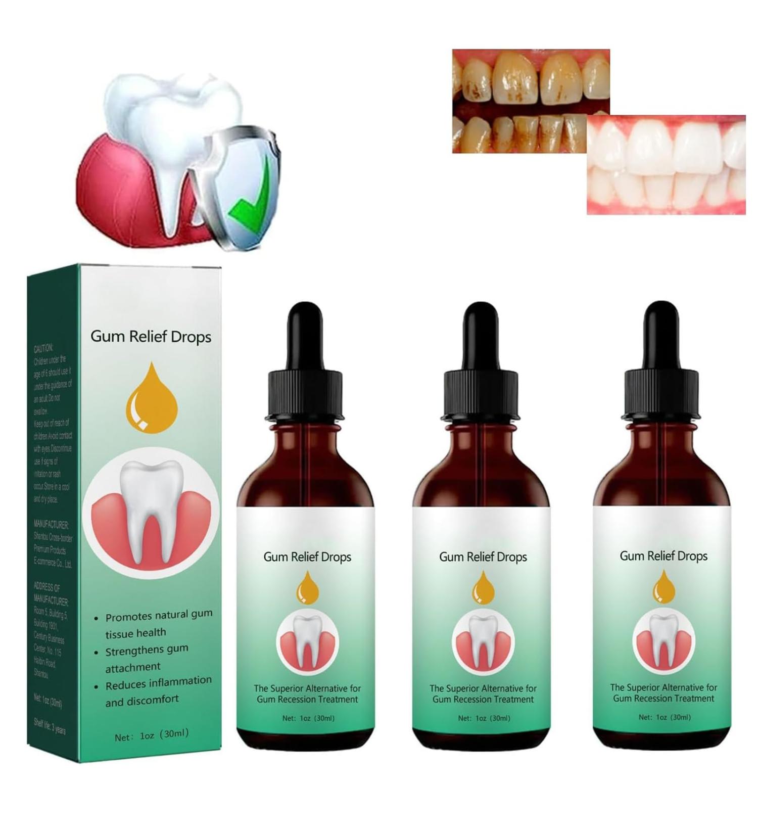 Gum Regrowth Drops | Natural Gum Repair & Recession Treatment | Oil Pulling for Healthier Teeth & Gums - Buy Online on GoSupps.com