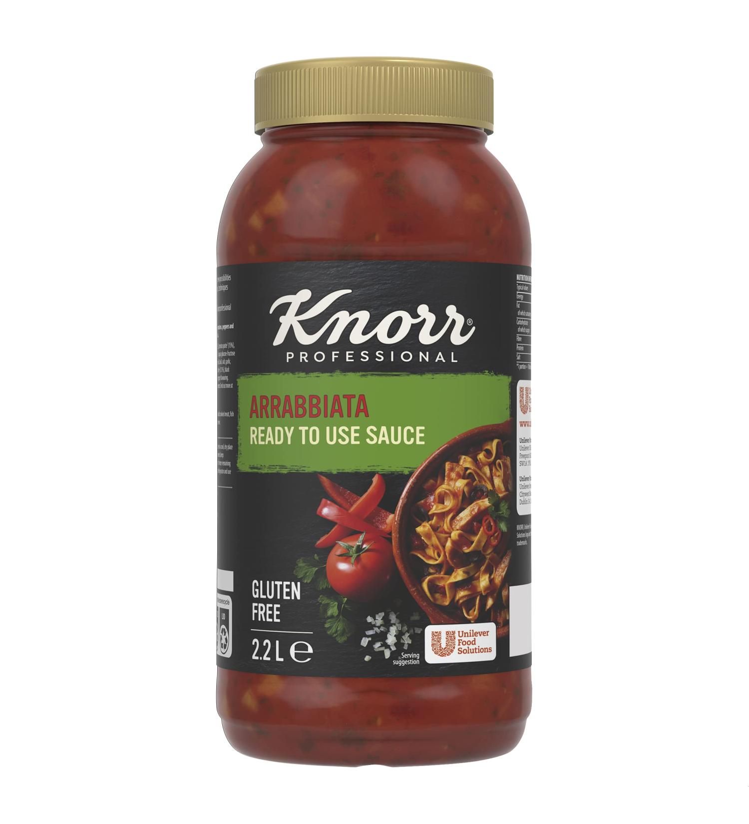 Knorr Professional Arrabbiata Pasta Sauce 2.2 L - Ready to Use | Buy Online - Buy Online on GoSupps.com
