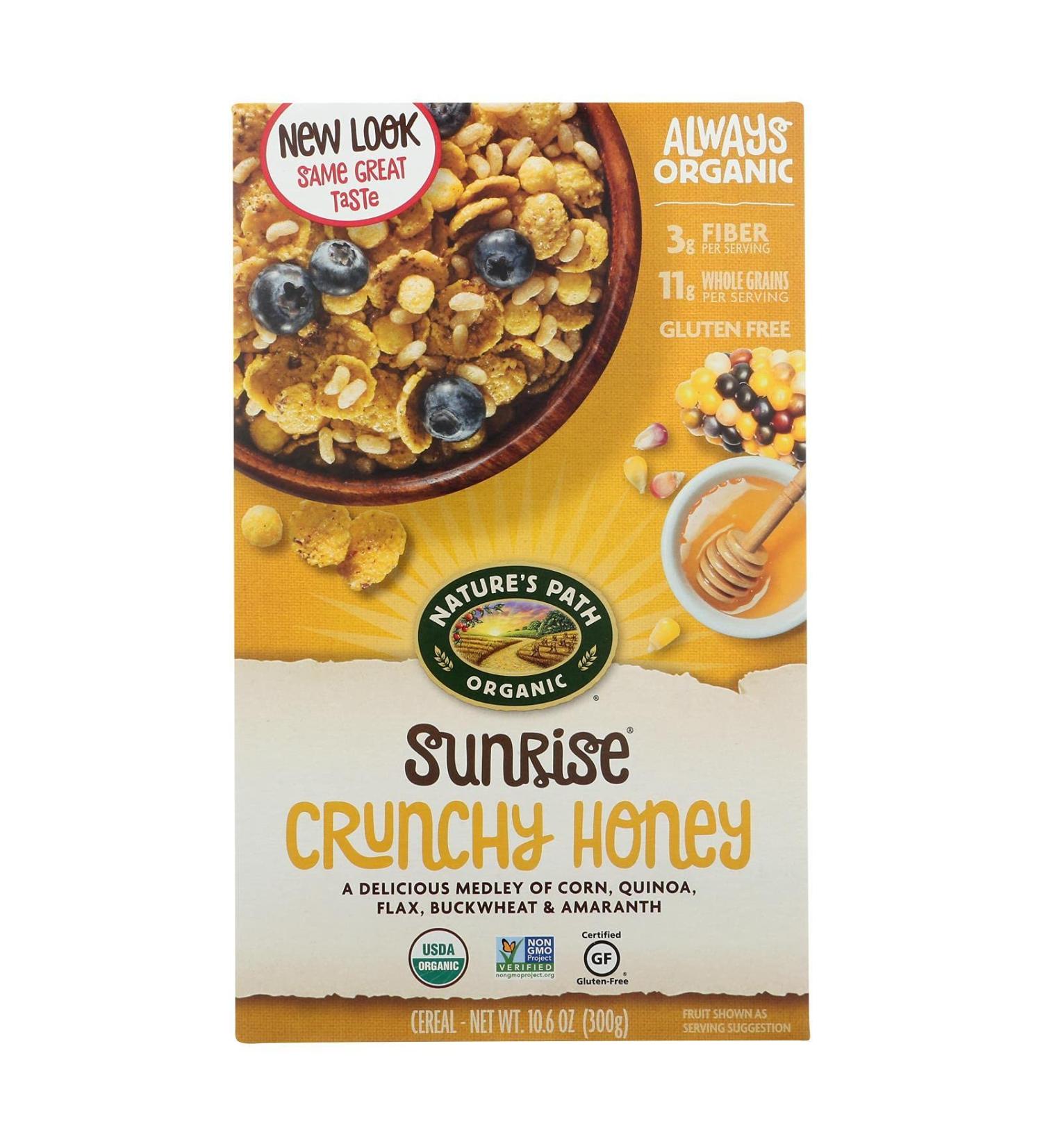 Buy Nature's Path Organic Sunrise Crunchy Honey Cereal 10.6 oz - Healthy Breakfast Option - Buy Online on GoSupps.com