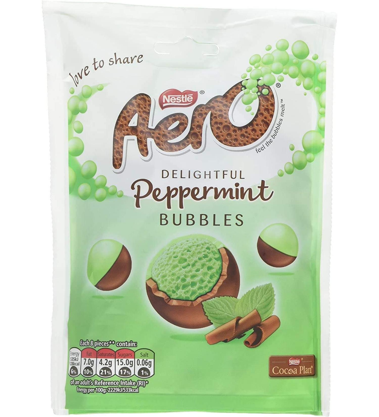 Aero Peppermint Sachet 80 g Pack of 8