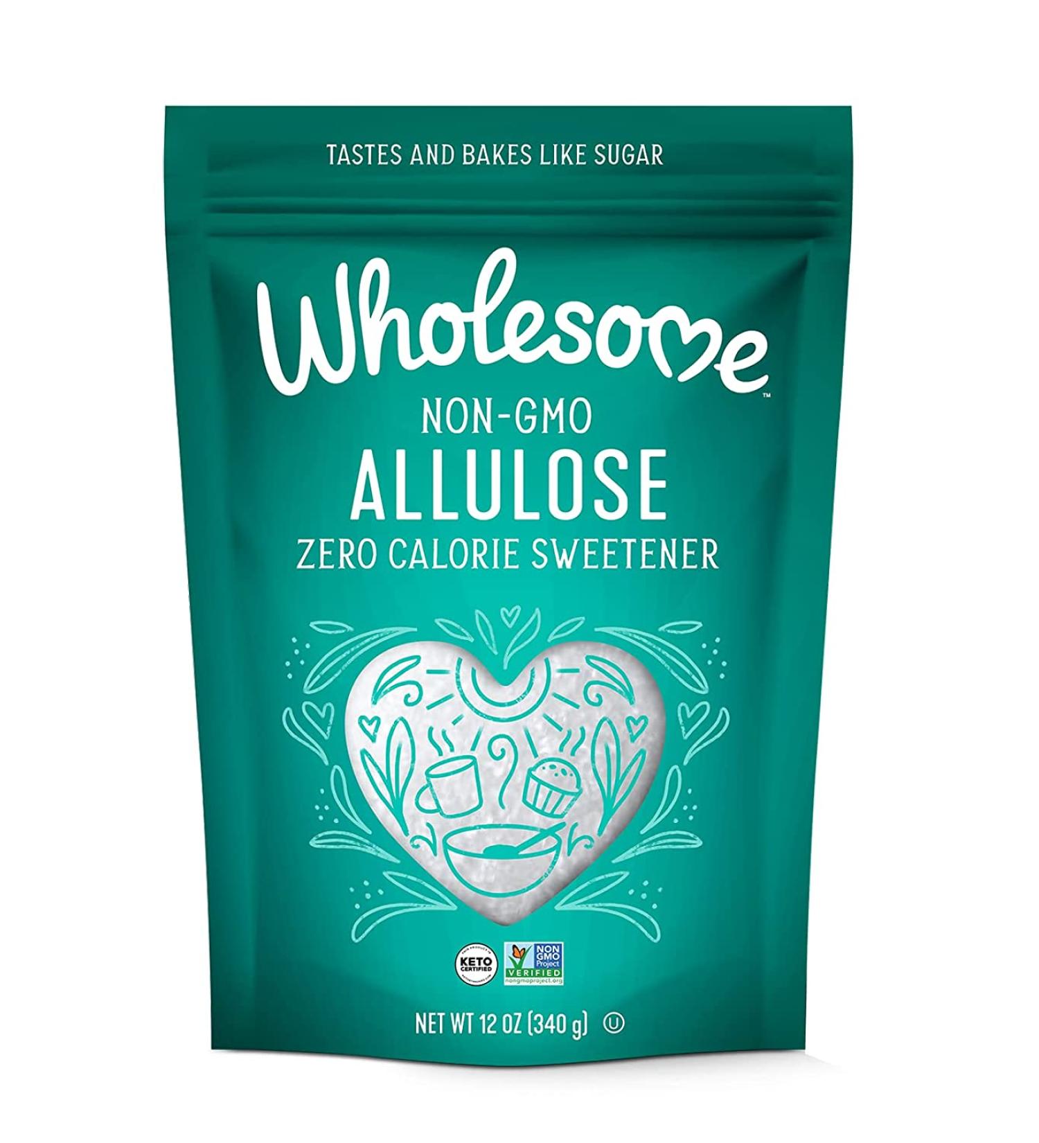 Wholesome Allulose Zero Calorie Sweetener 12 oz - Healthy Sugar Alternative - Buy Online on GoSupps.com