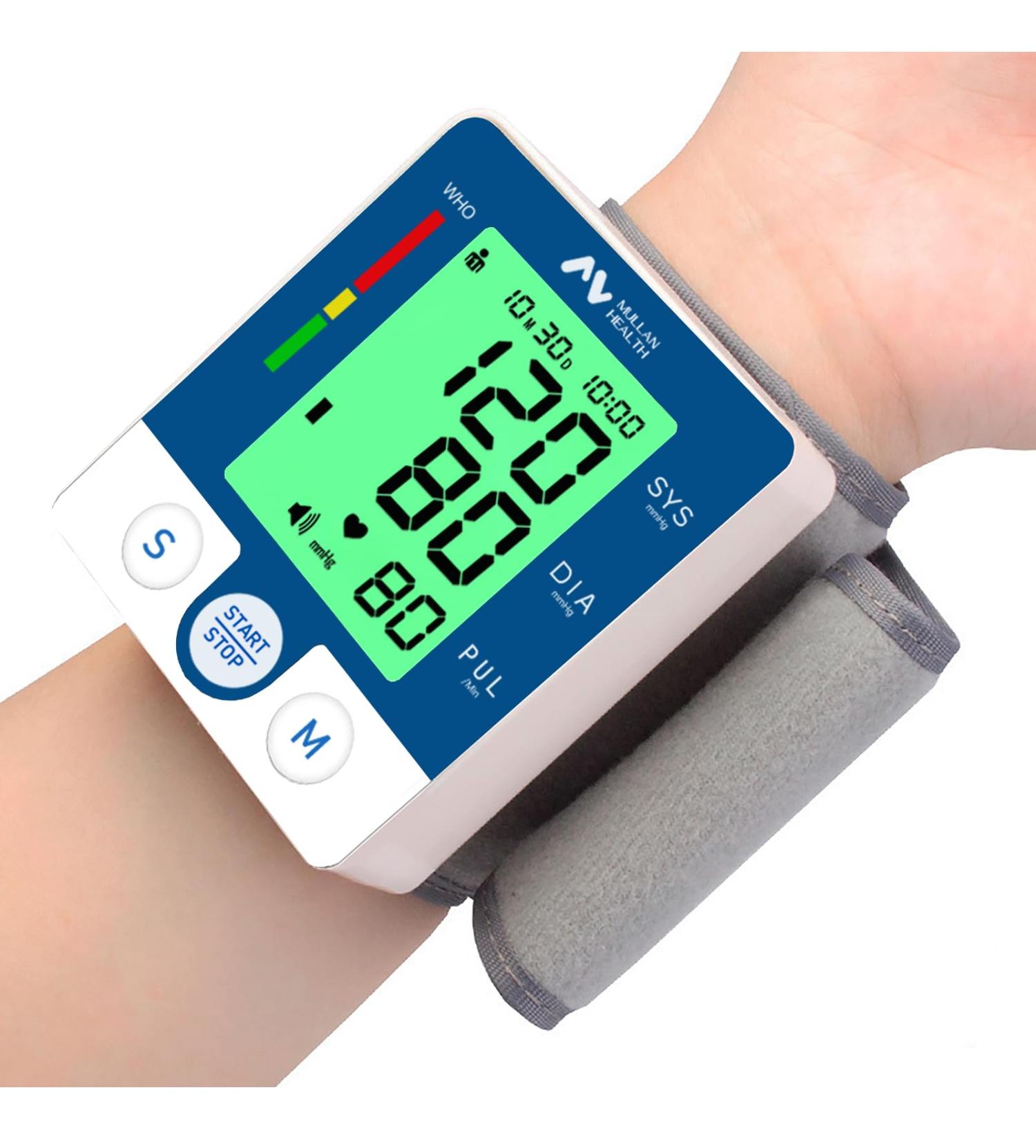 Buy Wrist Blood Pressure Monitor - Automatic One-Touch Blood Pressure Machine with Cuff & Storage | International Shipping Available - Buy Online on GoSupps.com