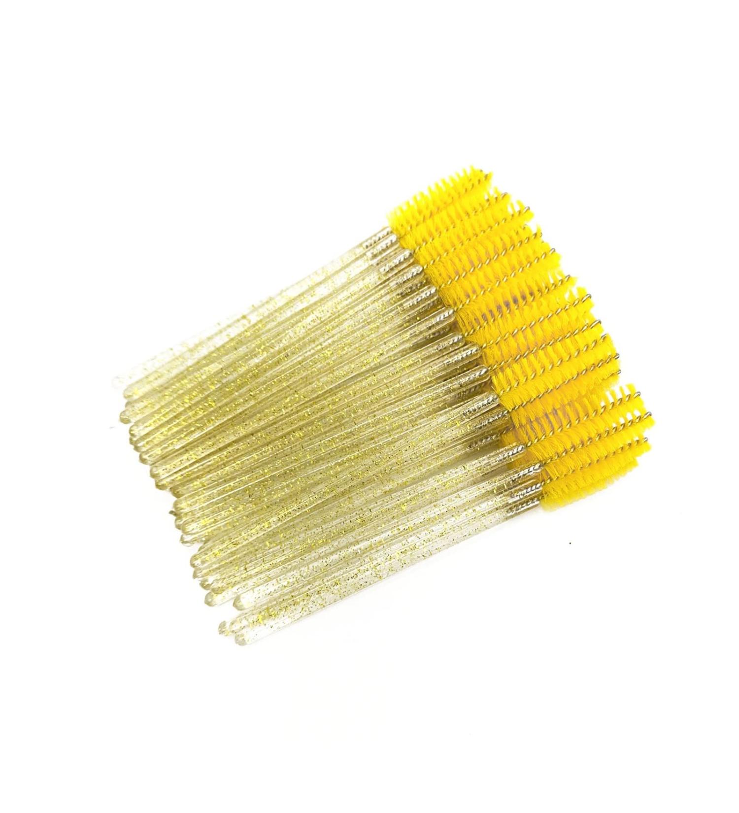 PJRYC Bruh s jetable Bruhes de Maquillage de Cils de Maquillage de Cils Mascara Wands Eyelash Extension de l'outil (Handle Color : Yellow) - Buy Online on GoSupps.com