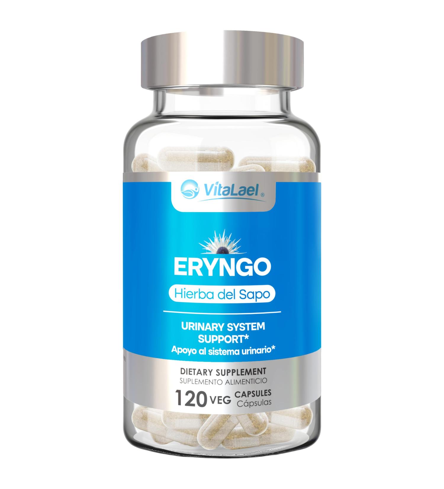 VitaLael Eryngo Root Extract - Natural Support for Urinary System & Arterial Health - 120 Capsules - Premium Traditional Formula