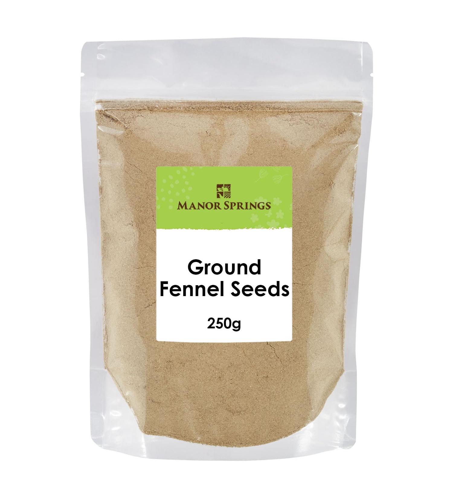 Ground Fennel Seeds 250g by Manor Springs