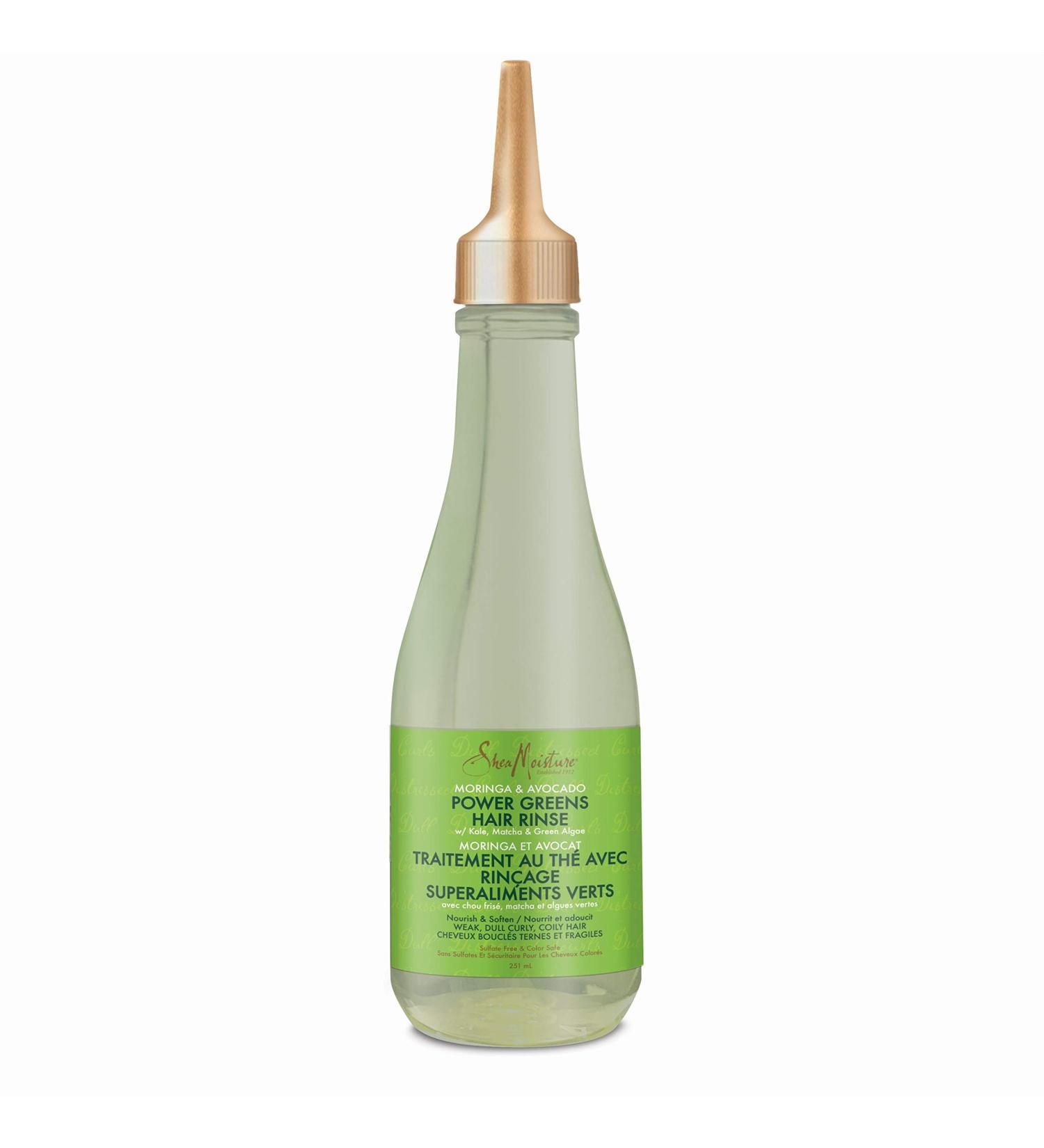 SheaMoisture Power Greens Hair Tea Rinse - Moringa & Avocado | 8 fl oz - Buy Online on GoSupps.com