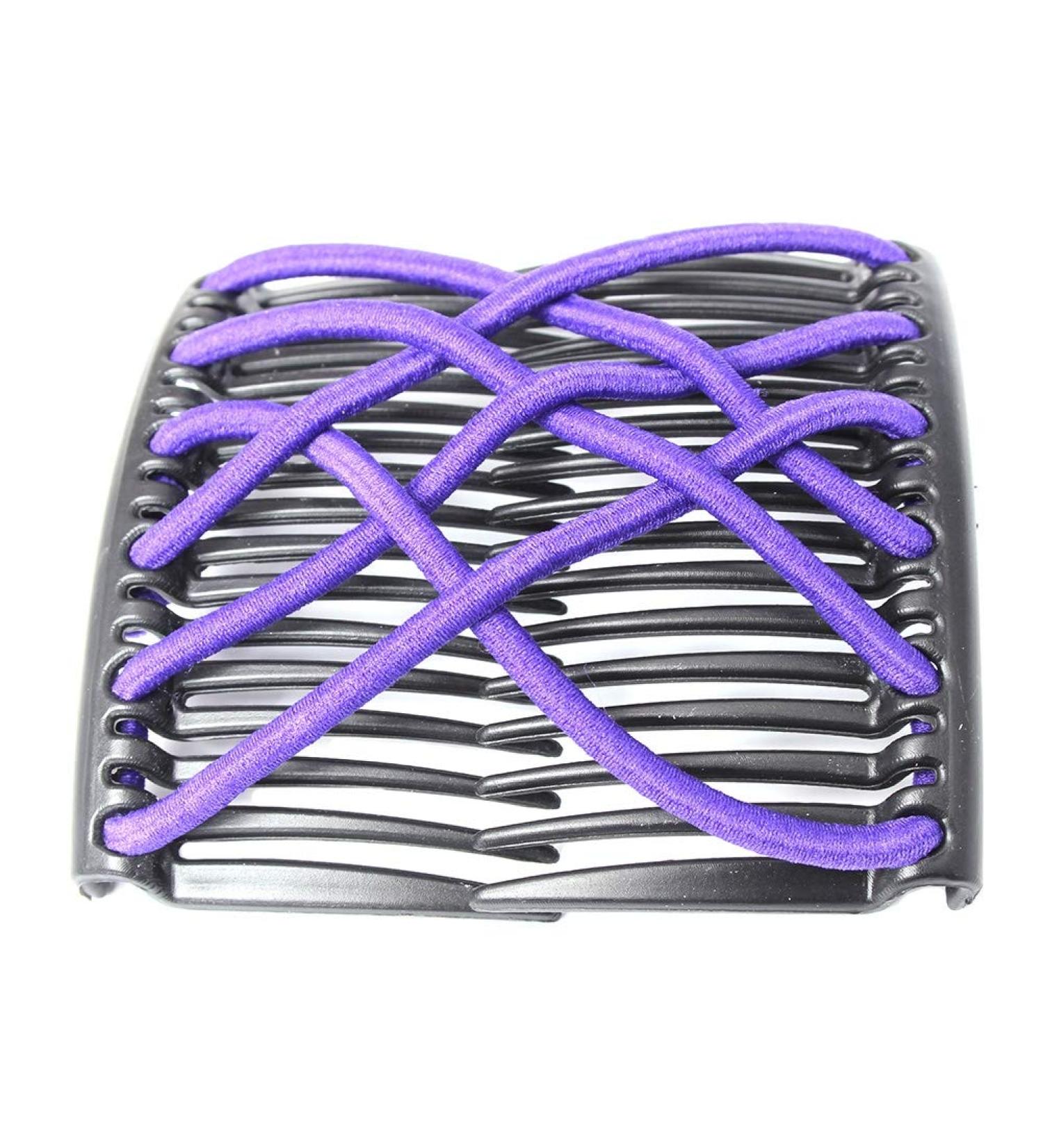 JUSTFOX Trendy African Hairclip - Purple Hair Clip & Comb for Stylish Looks | Shop Internationally! - Buy Online on GoSupps.com