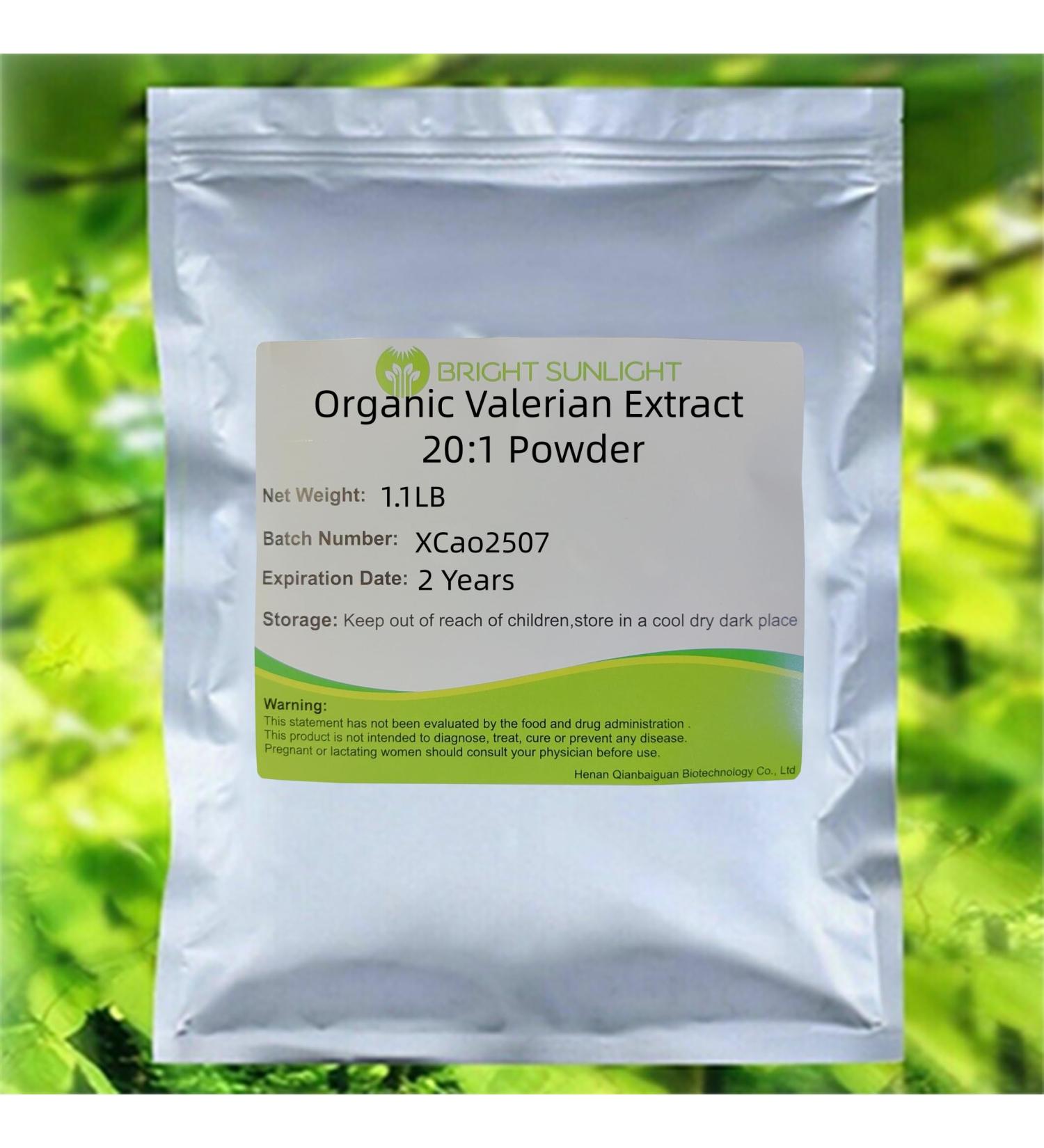 Bright sunlight Organic Valerian Extract 20:1 Powder 1.1LB (500g)