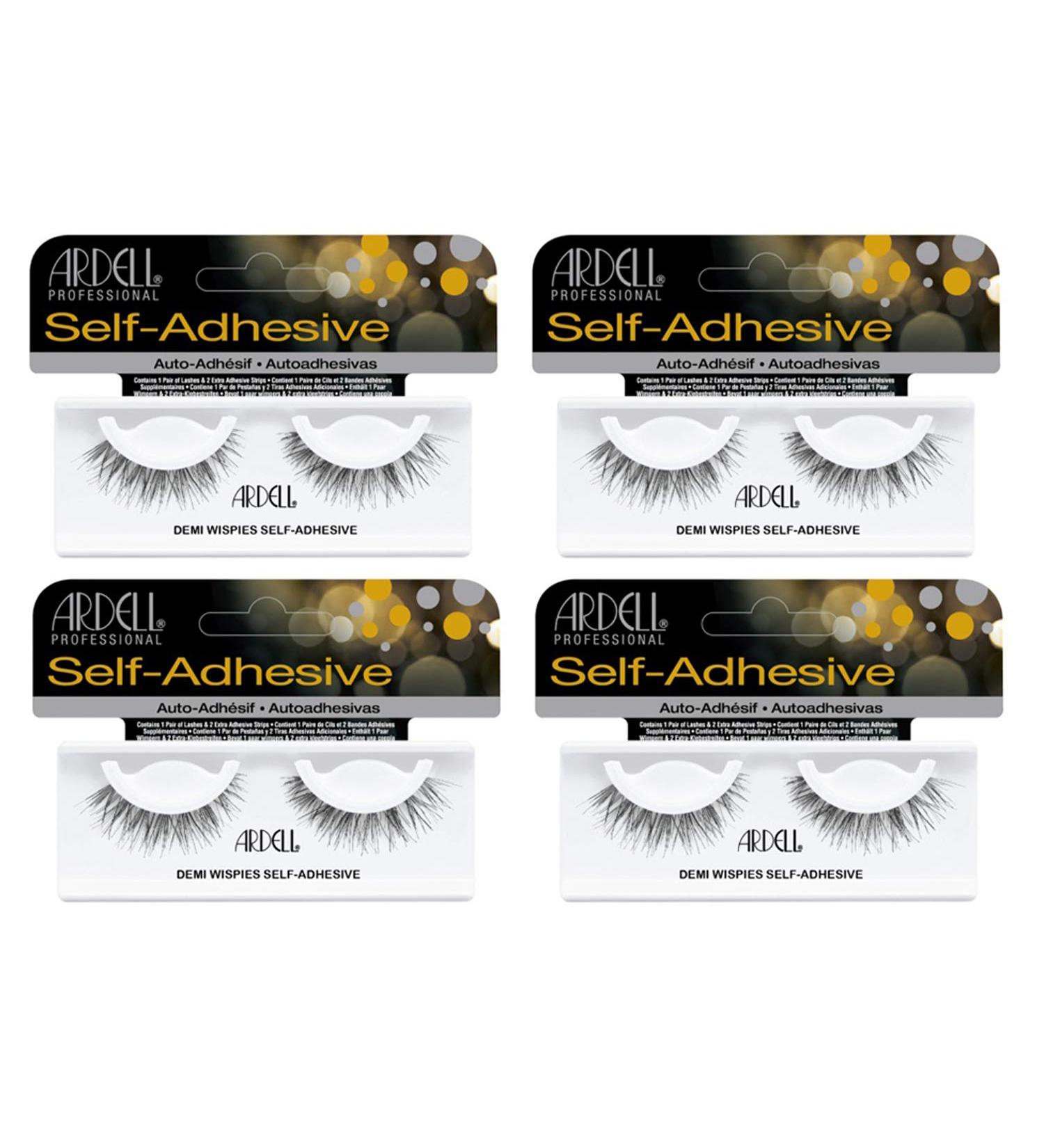 Ardell Self-Adhesive Demi Wispies False Eyelashes - 4 Pack - Buy Online on GoSupps.com