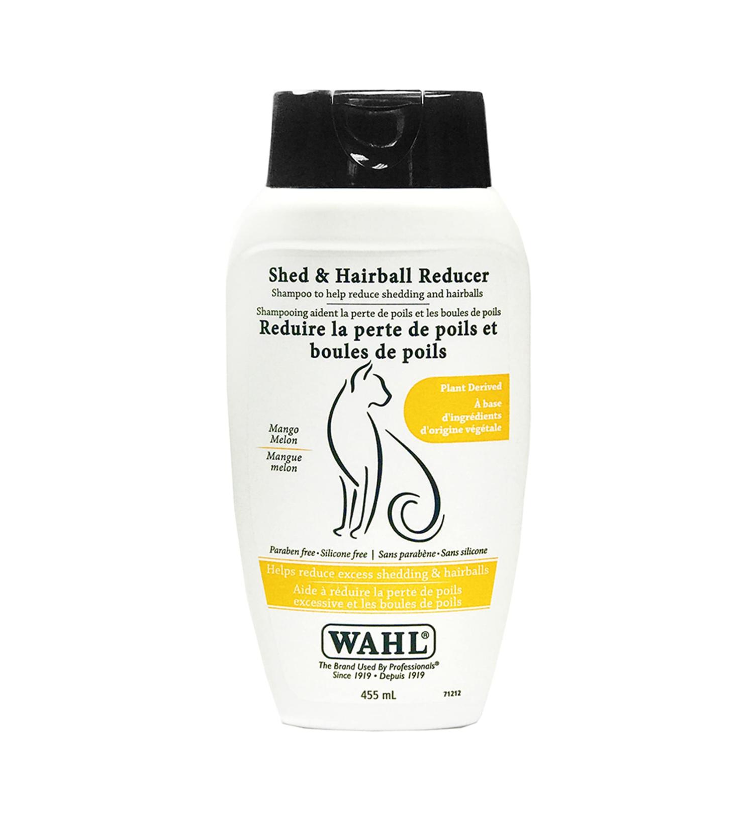 Wahl Canada Shed & Hairball Reducer Cat Shampoo Help Reduce Shedding and hairballs Plant derived paraben Free Silicone Free Cat Shampoo - Model 58377