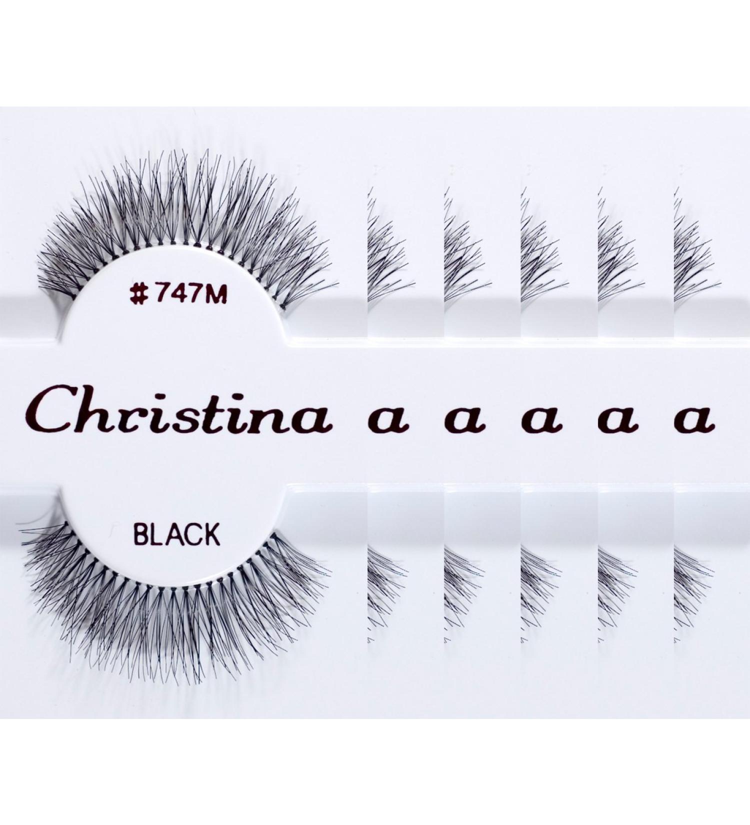 6packs Eyelashes 747Medium by Christina