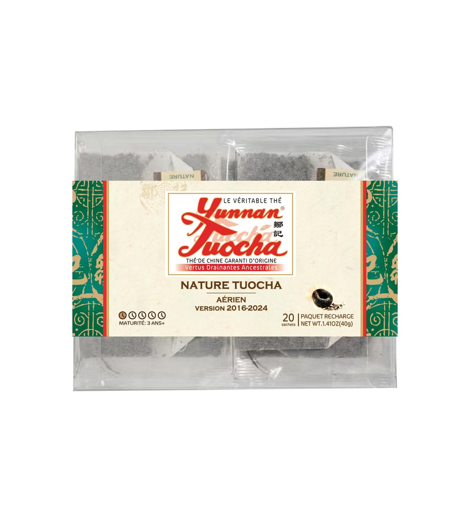  YUNNAN TUOCHA Yunnan Tuocha - Organic Natural Tuocha Tea - 20 Bags (Pack of 1 pouch x 20) - 40g - Guaranteed Yunnan Origin (Air Freight - Supermarket Version) - Buy Online on GoSupps.com