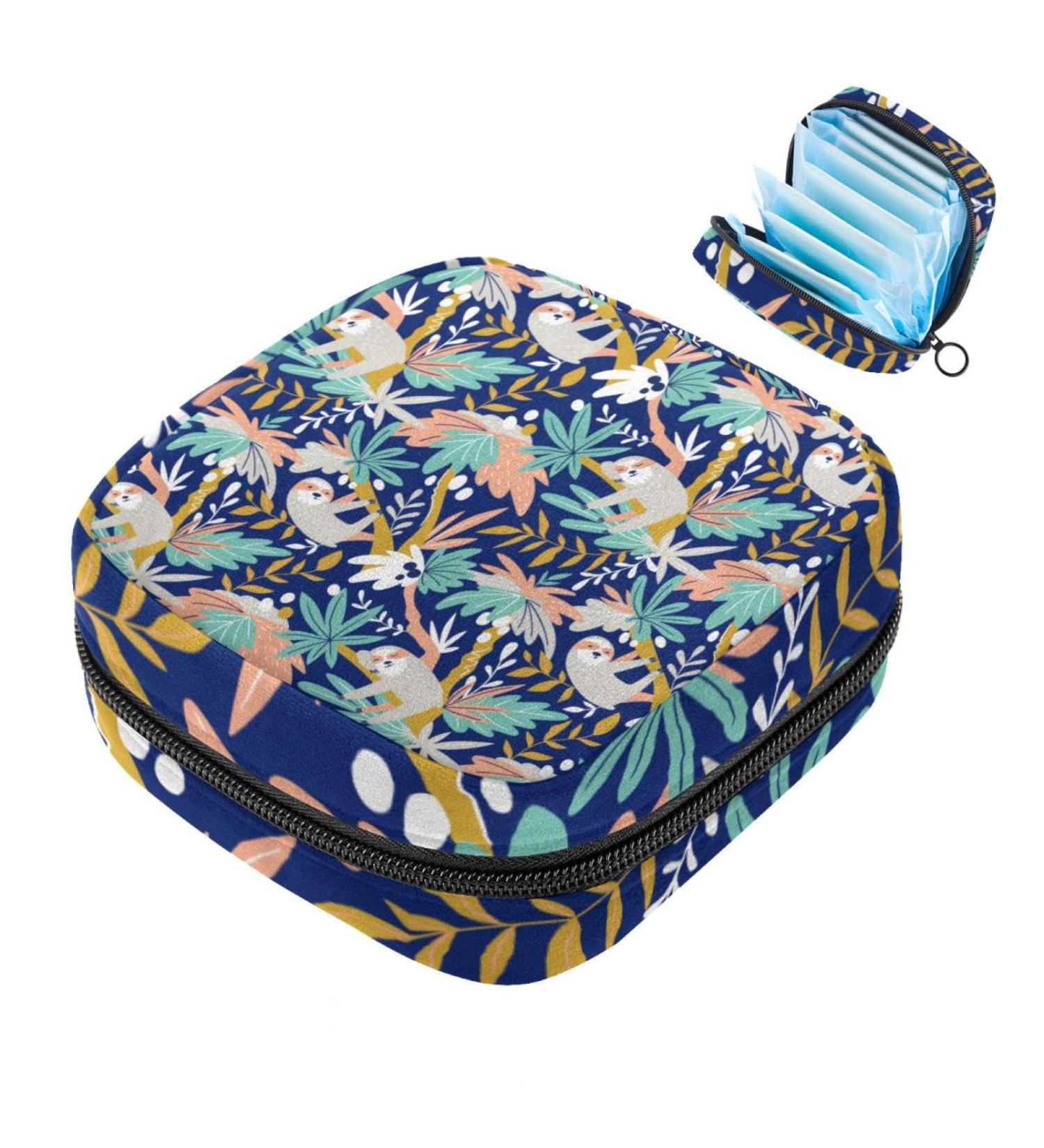 Kawaii Sloth Binding-Storage Bag | Large Menstrual Cup & Period Insert Organizer | Stylish Bags for Women - Buy Online on GoSupps.com