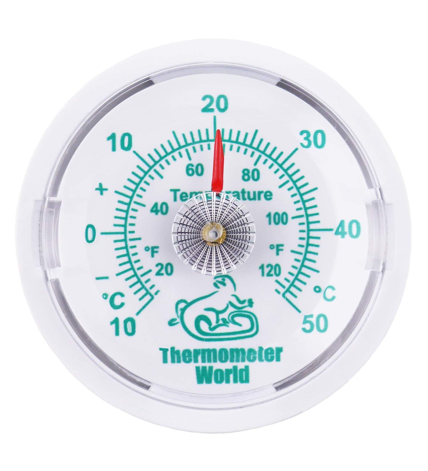 Vivarium Thermometer to Monitor Temperature In Reptile Tanks and Vivariums - 65MM Reptile Thermometer Temperature Gauge - Buy Online on GoSupps.com