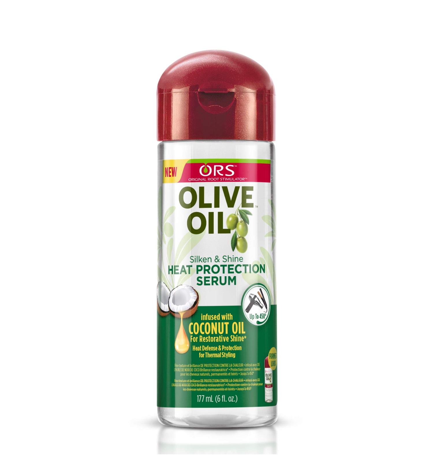 ORS Olive Oil Heat Protection Serum 6 oz (Pack of 2) 6 Fl Oz (Pack of 2)