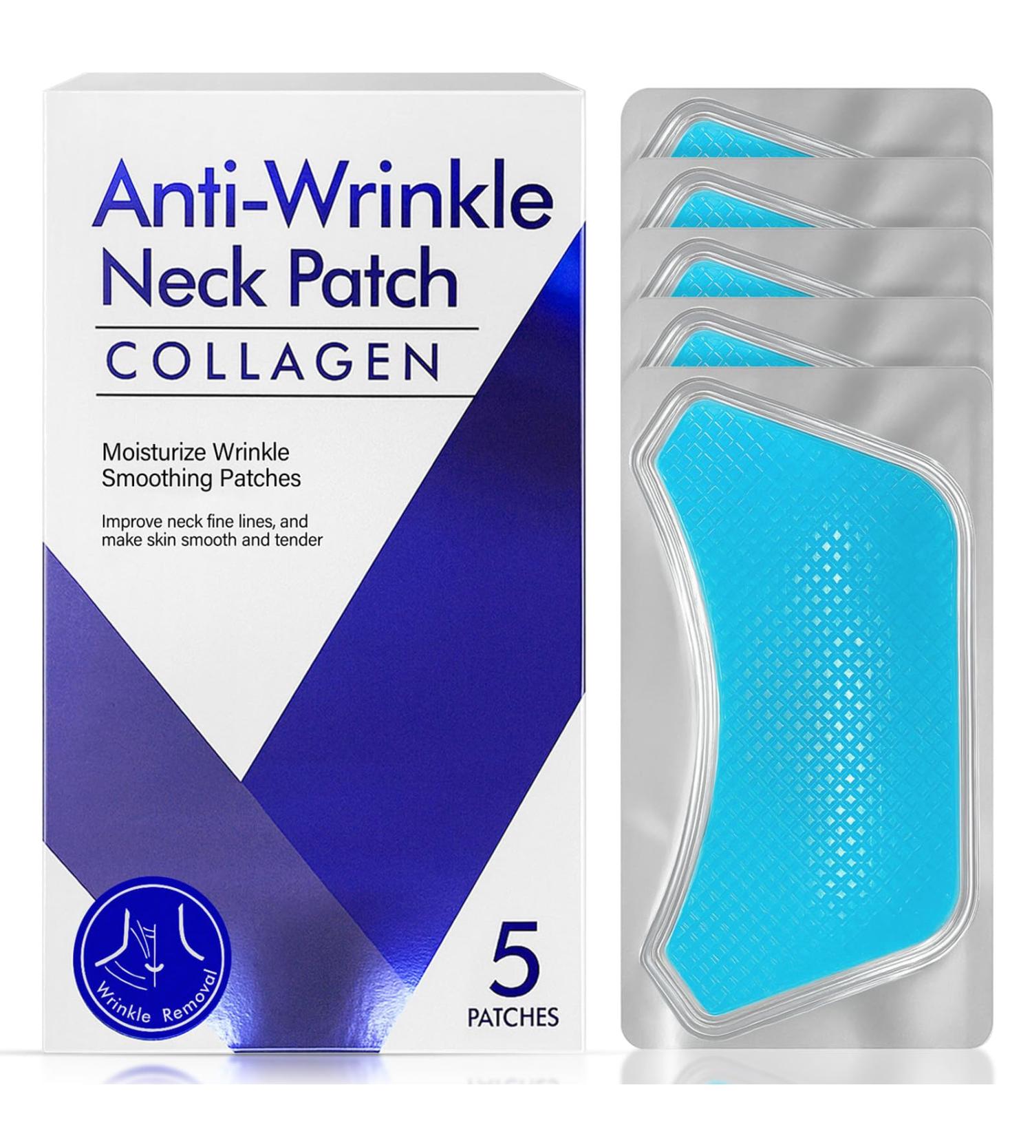 HWGIZP Neck Wrinkle Patches 5 PCS Anti Wrinkle Patches for Neck Smooth and Moisturize Skin Gently Tightening & Firming Enhance Skin Elasticity with Herbal Formulas - Buy Online on GoSupps.com