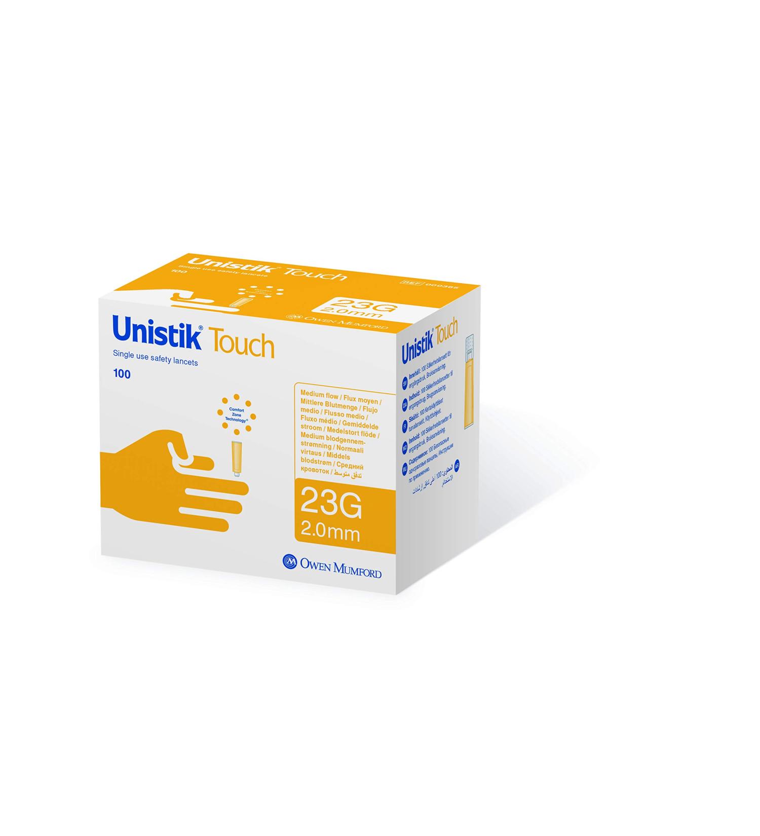 Unistics Touch 23g - box with 200 pieces.