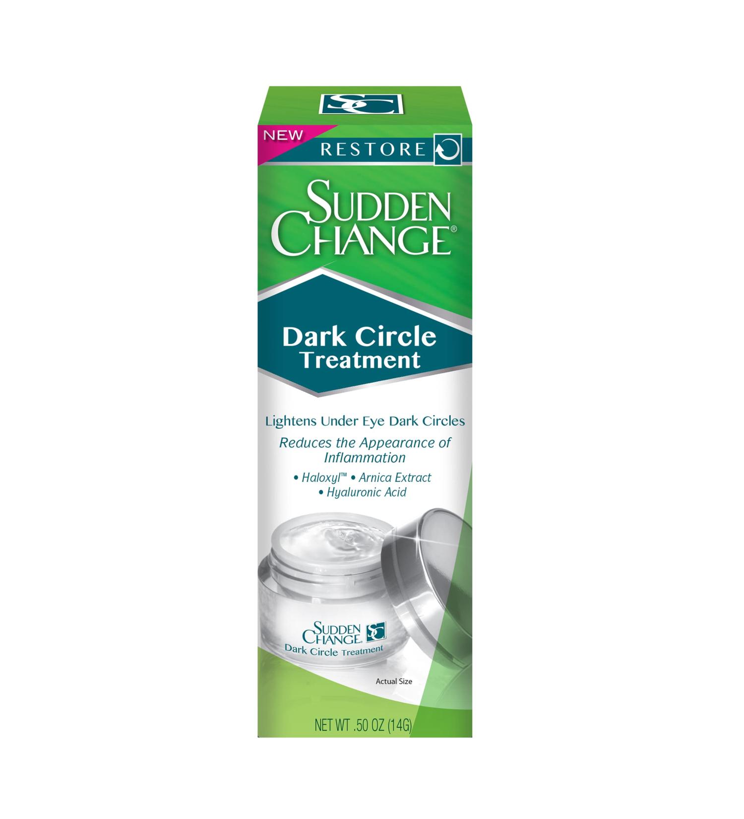 Sudden Change Dark Circle Treatment - Under Eye Masks for Dark Circles & Puffiness - Hyaluronic Acid Eye Cream for Aging Skin - 0.5 Oz - Buy Online on GoSupps.com