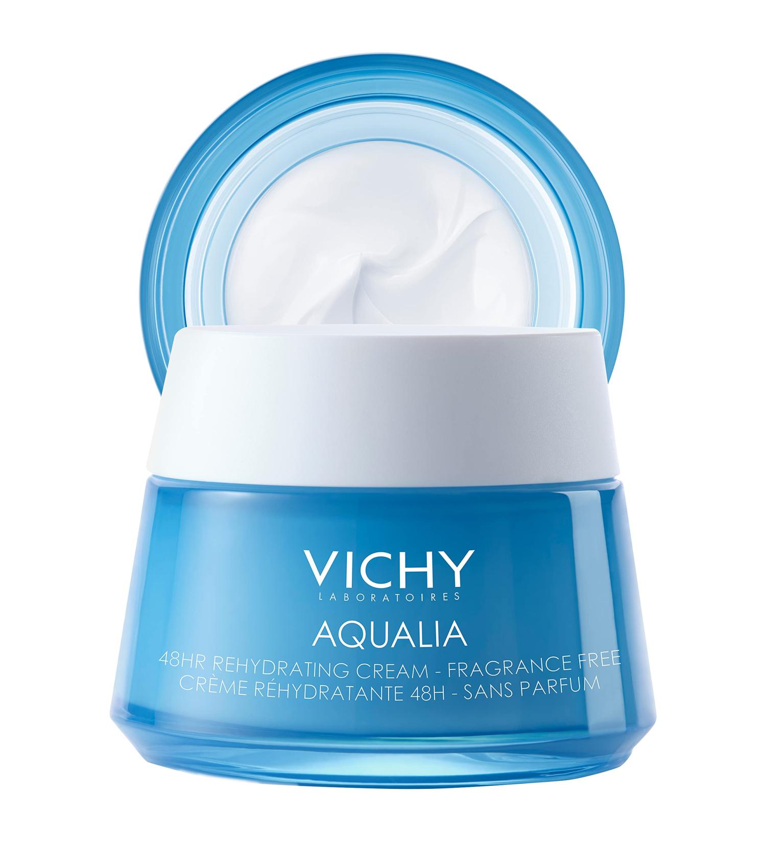 Vichy Aqualia Thermal Rich Face Cream - Hydrating Moisturizer for Dry Skin, Paraben & Fragrance Free - Buy Online on GoSupps.com