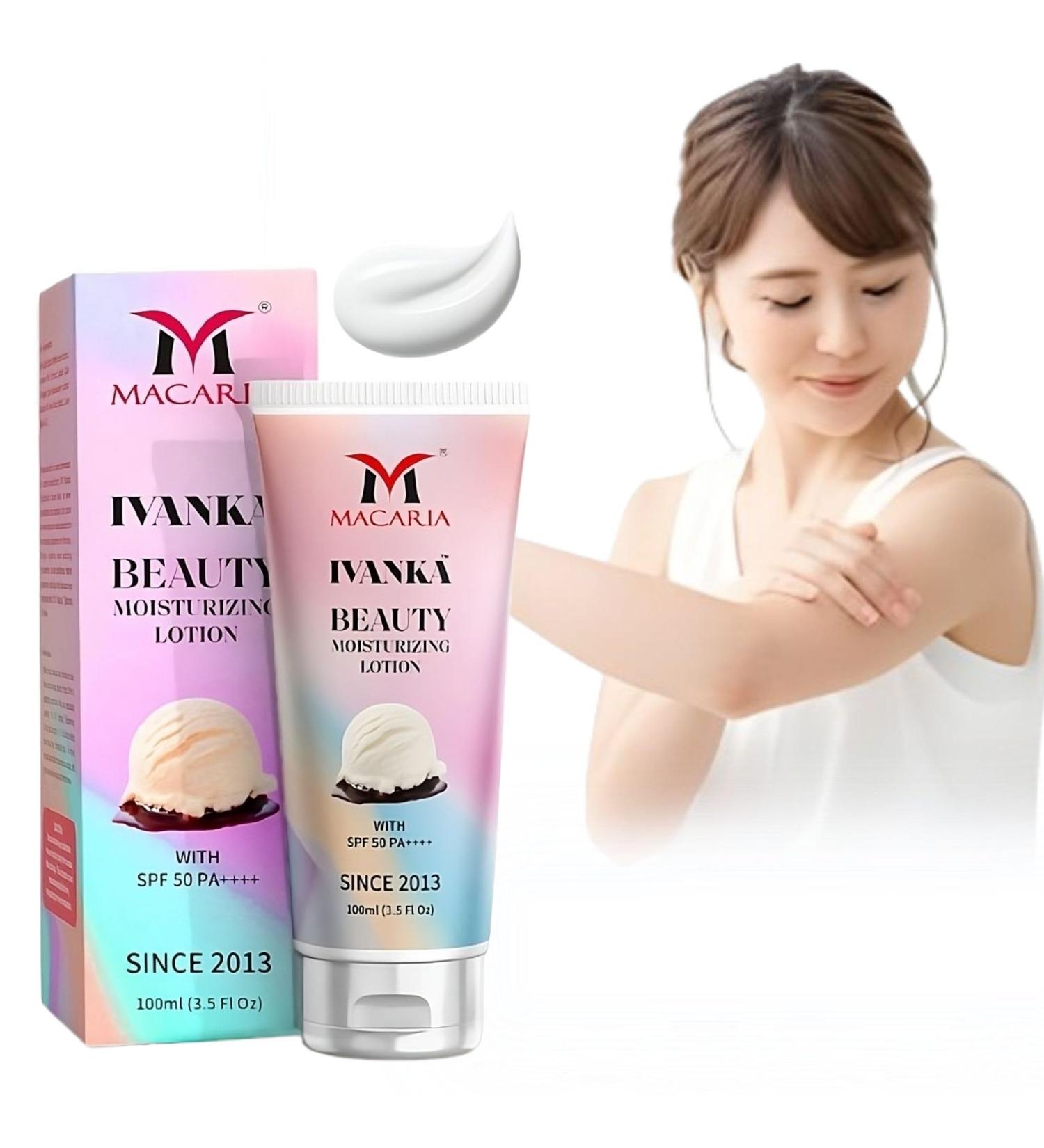 MACARIA Ivanka Beauty Ultra Softening Body Lotion For Dry & Rough Skin with SPF 50 PA++++ - Buy Online on GoSupps.com