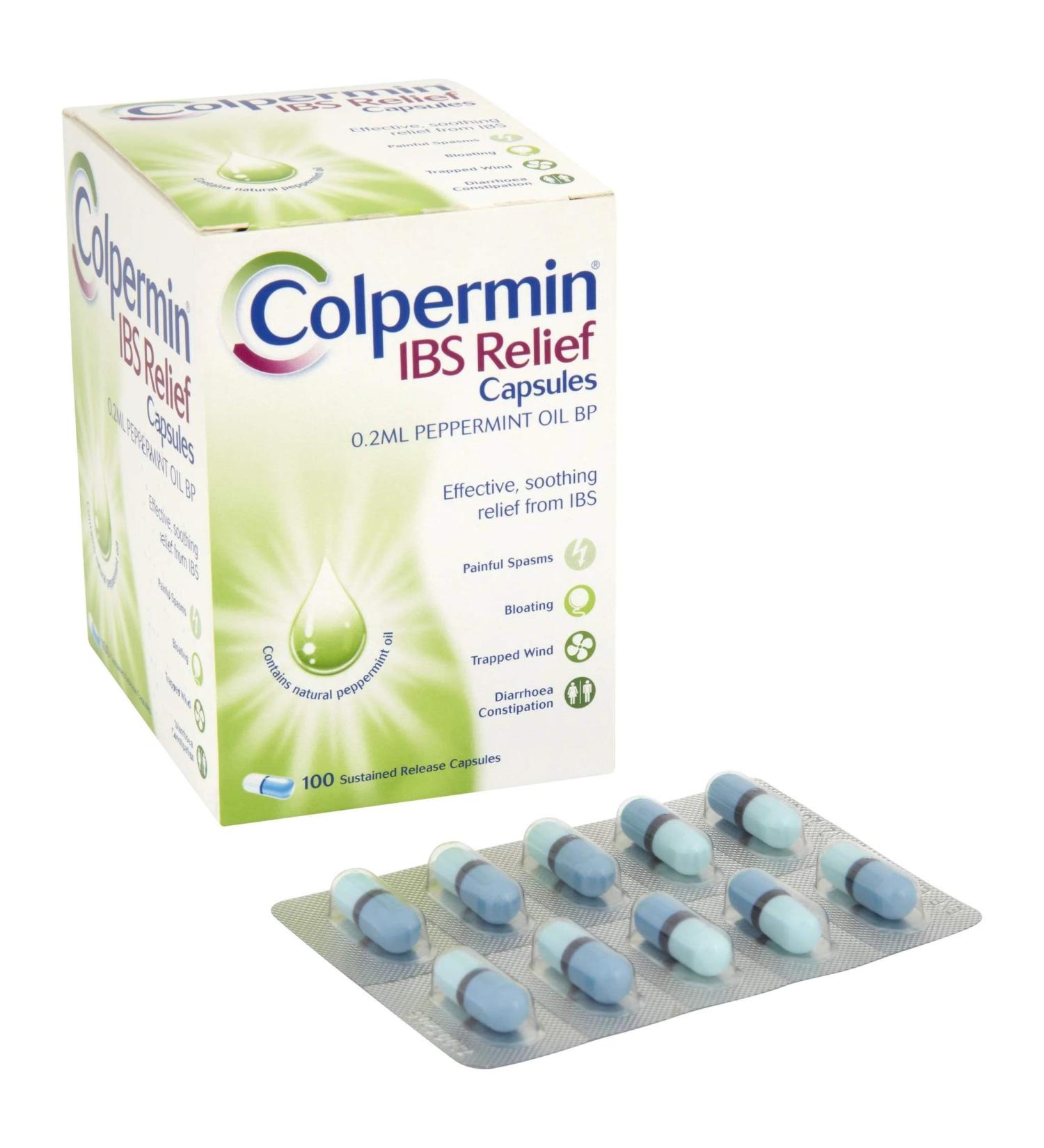 2 x Colpermin IBS Relief (100 Capsules) - Fast-Acting Relief for Irritable Bowel Syndrome - Buy Online on GoSupps.com