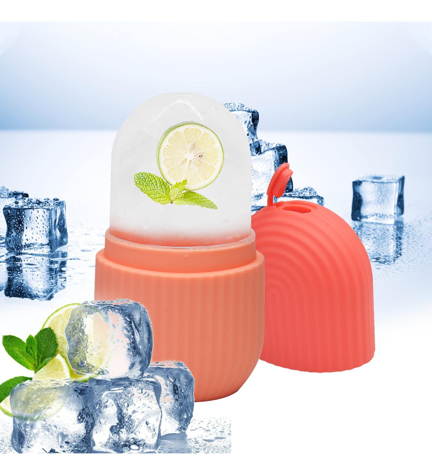 Buy Ice Face Roller for Puffiness Relief | Silicone Facial Massage Tool for Skin Tightening & Beauty Gift | Reusable Ice Roller for Women (Pink - Buy Online on GoSupps.com