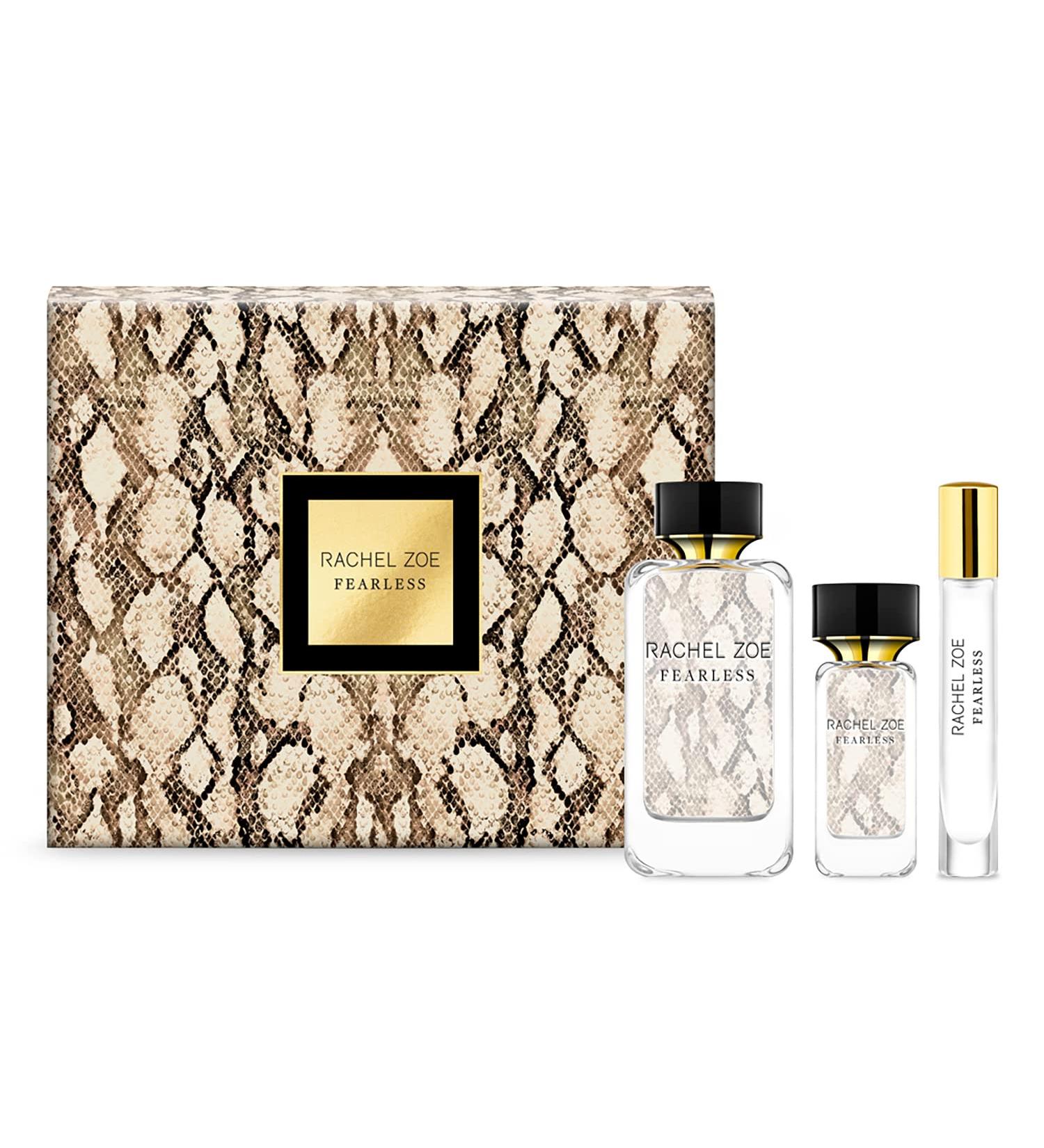 RACHEL ZOE Fearless Gift Set - Designer Womens Perfume - 3 Eau de Parfum Sprays - Vanilla Perfume for Women Gift Set - Travel Size - 3 pc Fearless 1.58 Ounce (Pack of 3) - Buy Online on GoSupps.com