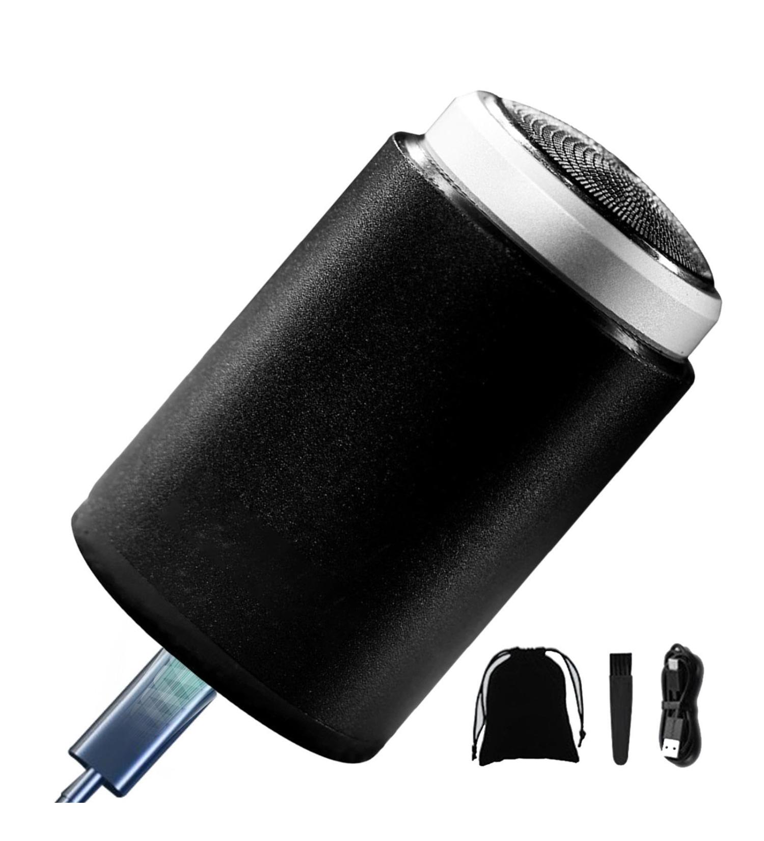 Ulapithi Pocket-Sized Electric Razor for Men | Portable Washable Razor with Cleaning Brush | Perfect for Travelers & Home Use - Buy Online on GoSupps.com