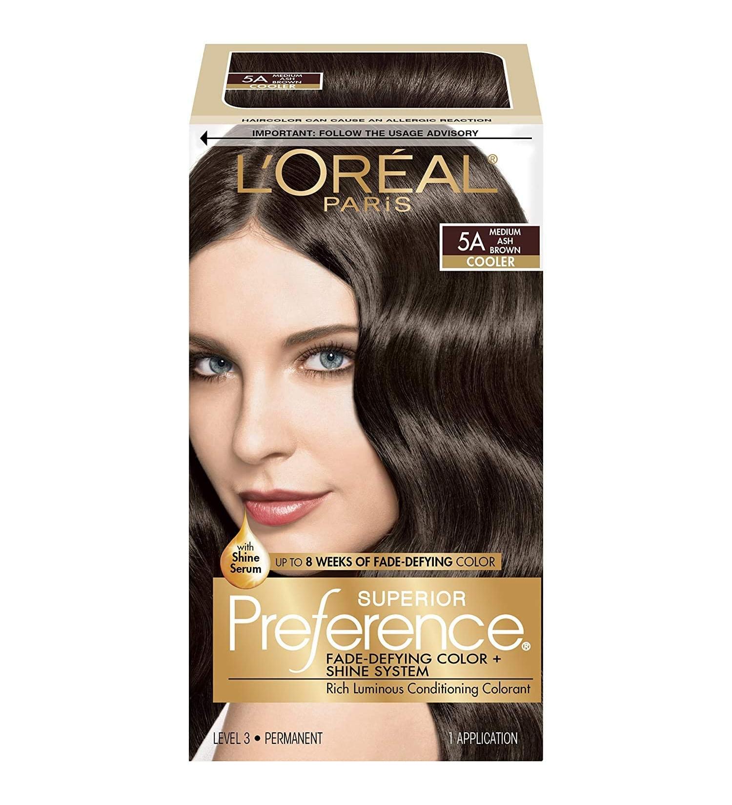 L'Oreal Superior Preference 5A Medium Ash Brown - Buy Internationally - Top Quality Hair Color - Buy Online on GoSupps.com