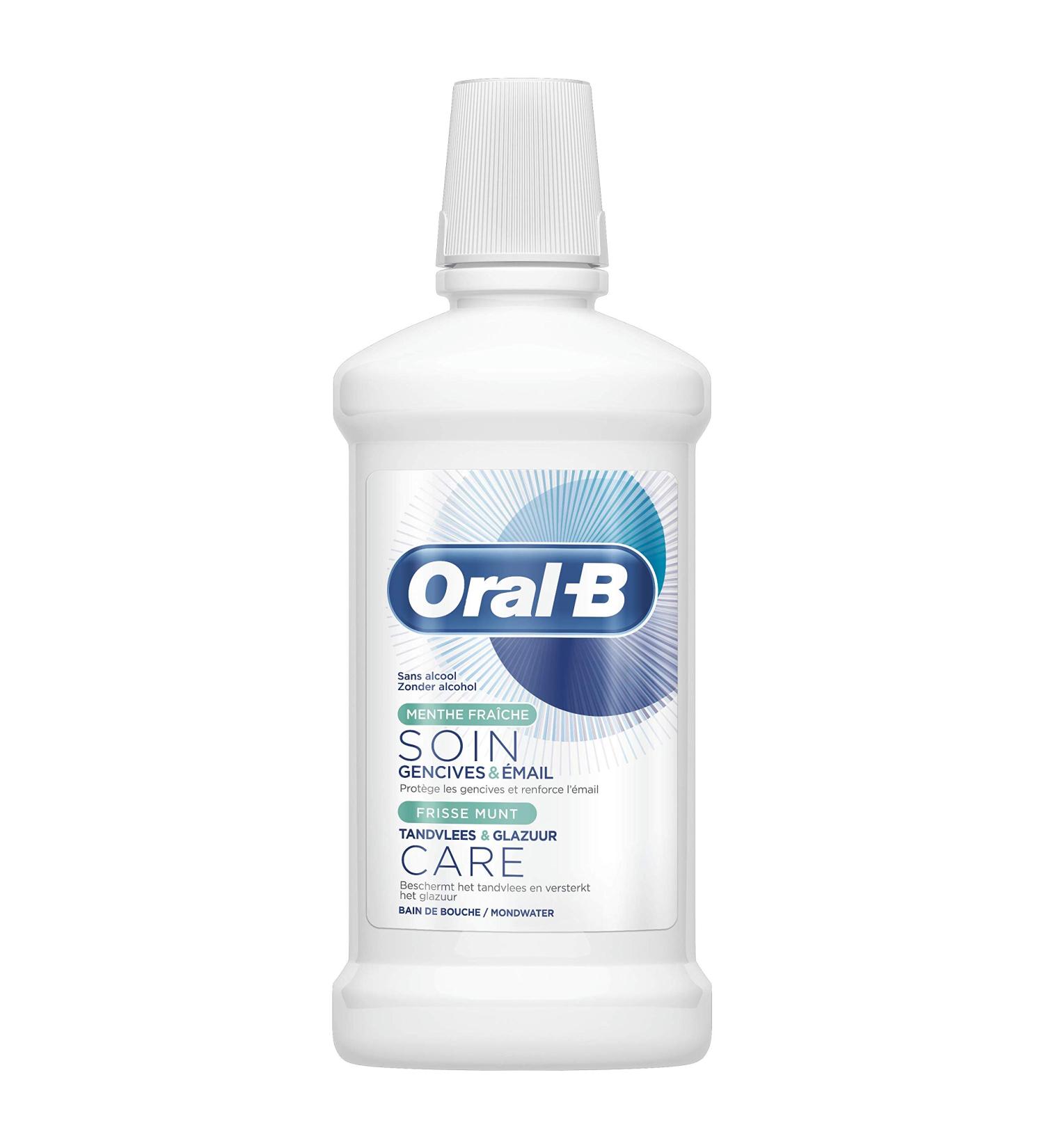 Oral-B Gum & Enamel Care Fresh Mint Mouthwash 500 ml - Buy Online on GoSupps.com