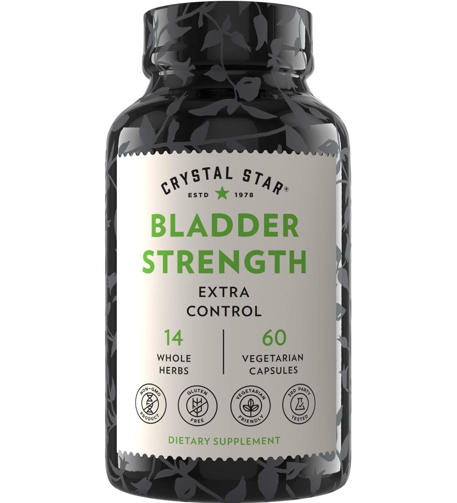 Crystal Star Bladder Strength - 60 Vegetarian Capsules | Supports Urinary Health - Buy Online on GoSupps.com