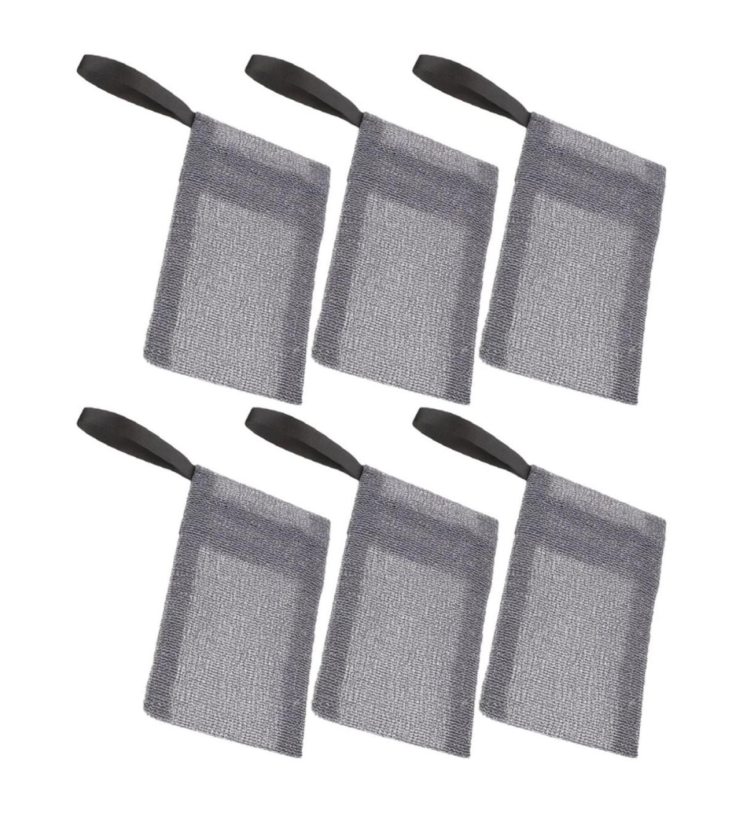 Outanaya 6pcs Soap Bag Soap Bar Bag Soaps Face Mesh Bags Soap Saver Bags Bar Soap Saver Nylon Fiber - Buy Online on GoSupps.com