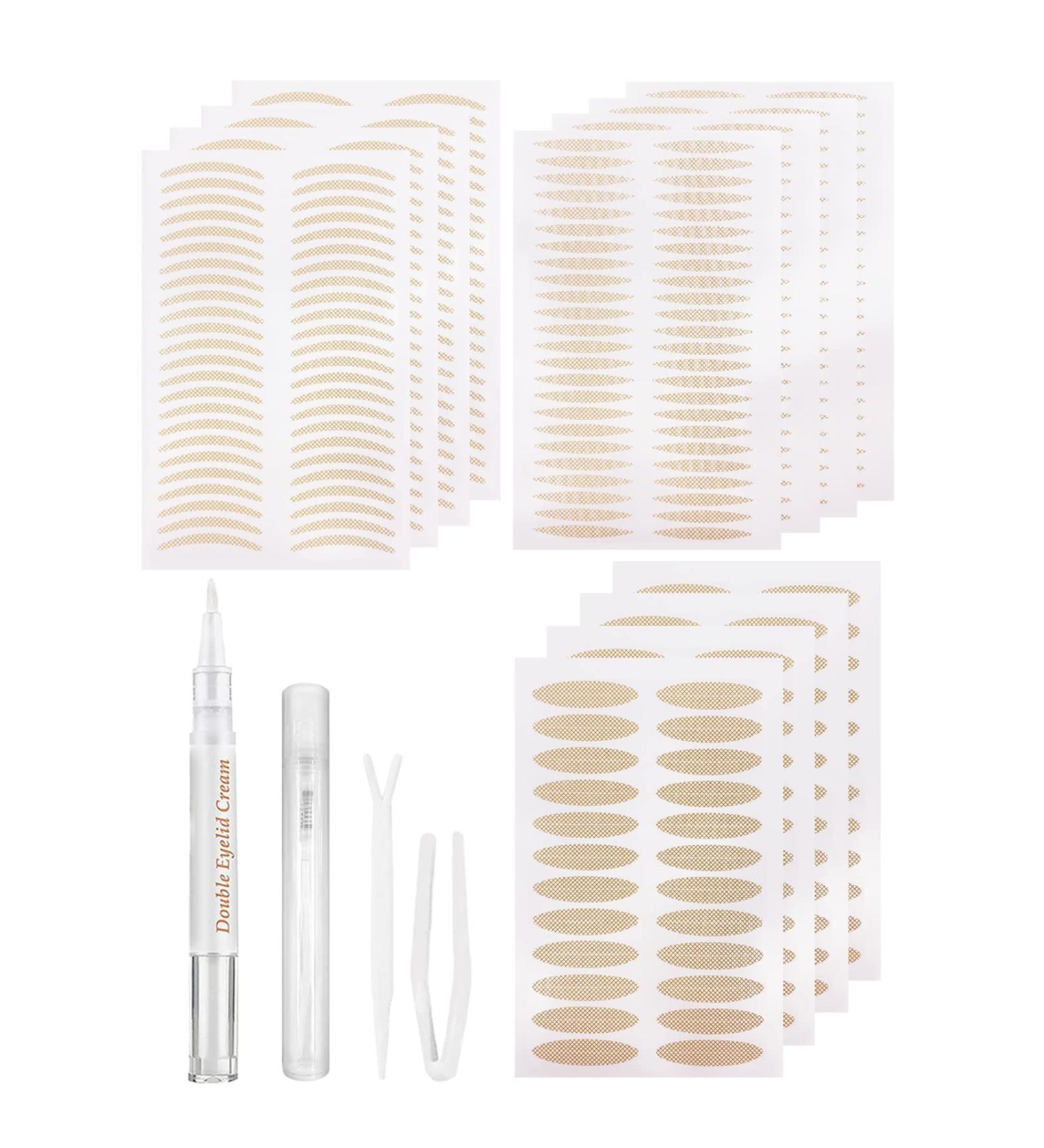 Invisible Double Eyelid Lifter Strips - 480pcs | Traceless Eyelid Tape for Instant Eye Lift | Surgery-Free Solution for Hooded Droopy Lids | Ideal for Monolids & Uneven Lids - Buy Online on GoSupps.com