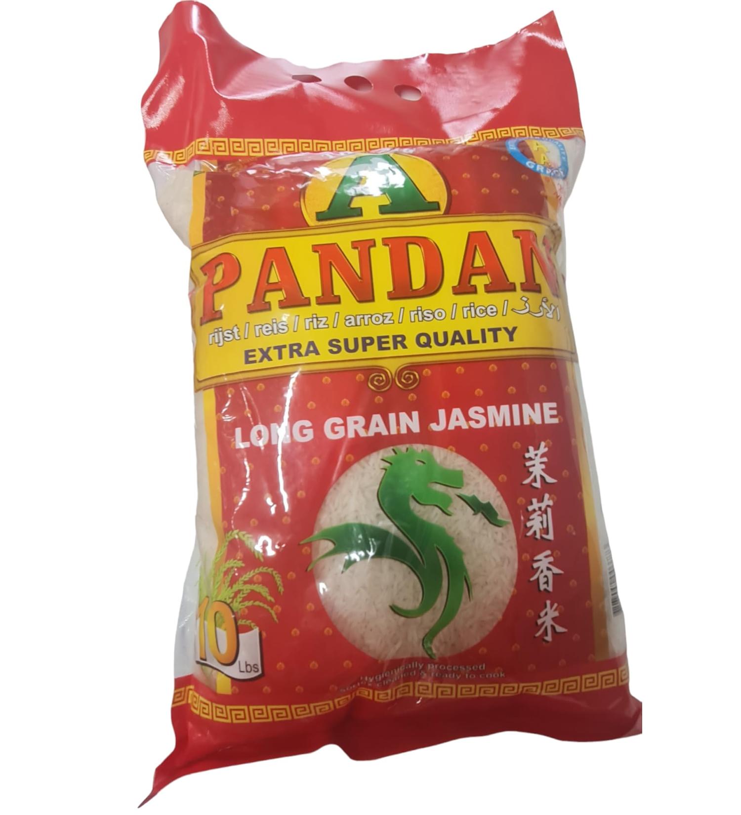 pandan Pandan extra super quality AAA Long grain Jasmine rice 4.5KG
