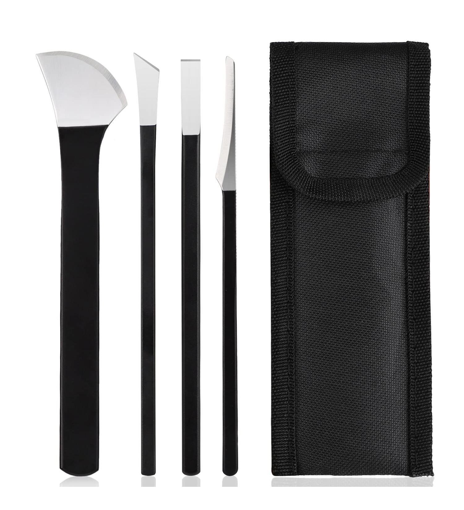 Segbeauty 4PC Pedicure Knife Set for Ingrown Toenails | Stainless Steel Foot Care Kit with Carrying Bag | Nail Clipper & Foot Repair Tools - Buy Online on GoSupps.com