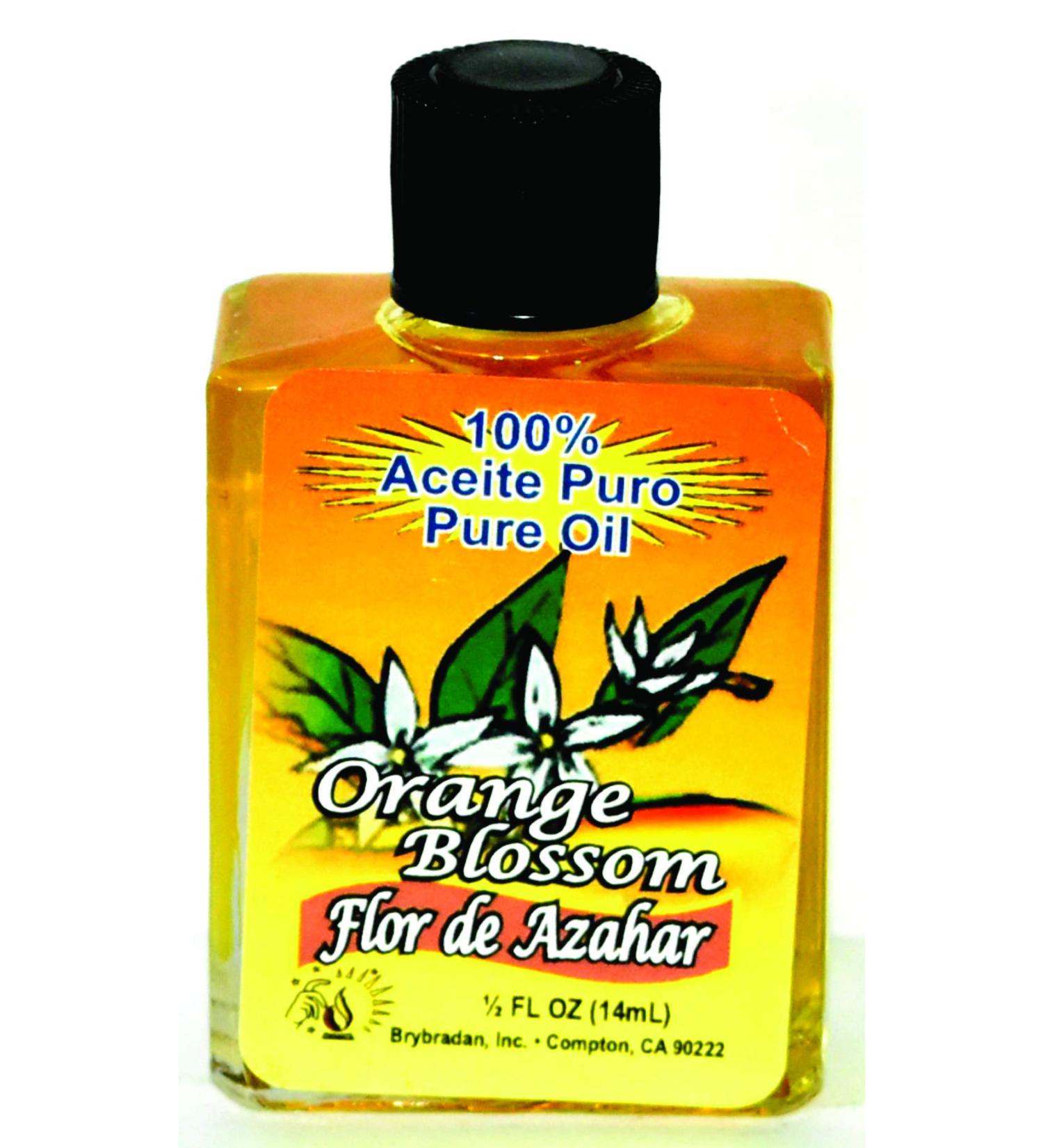 1 Piece BRYBRADAN Orange Blossom Pure Oil Flor DE AZAHAR ACEITE Puro FL OZ ORANGE BLOSSOM 1 Count (Pack of 1)
