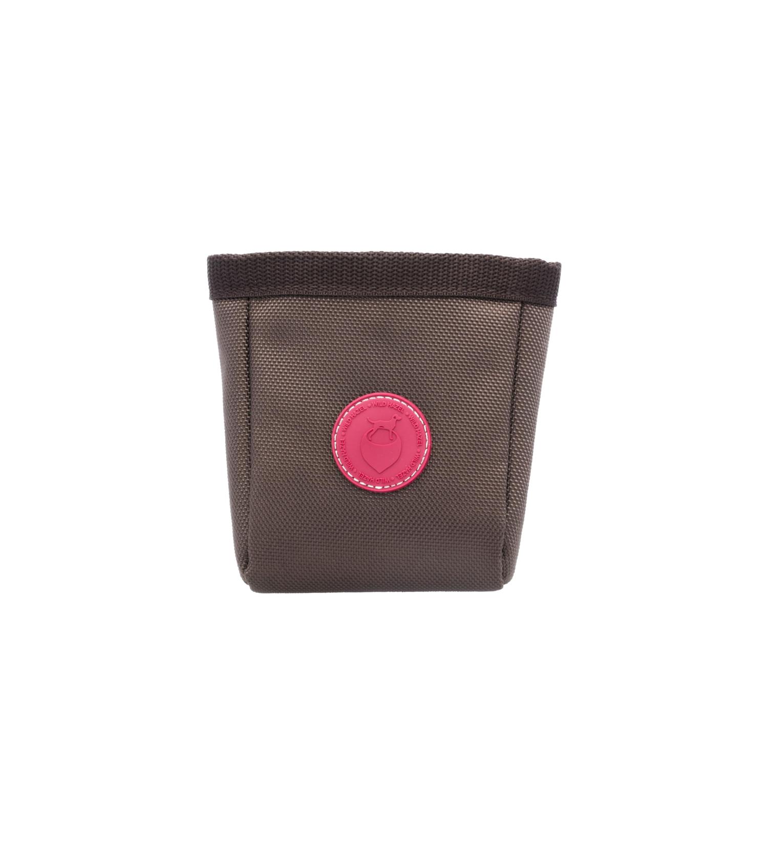 WILD HAZEL Treat Bag Textile (Dark Choco) - Premium Eco-Friendly Dog Treats - International Shipping Available - Buy Online on GoSupps.com