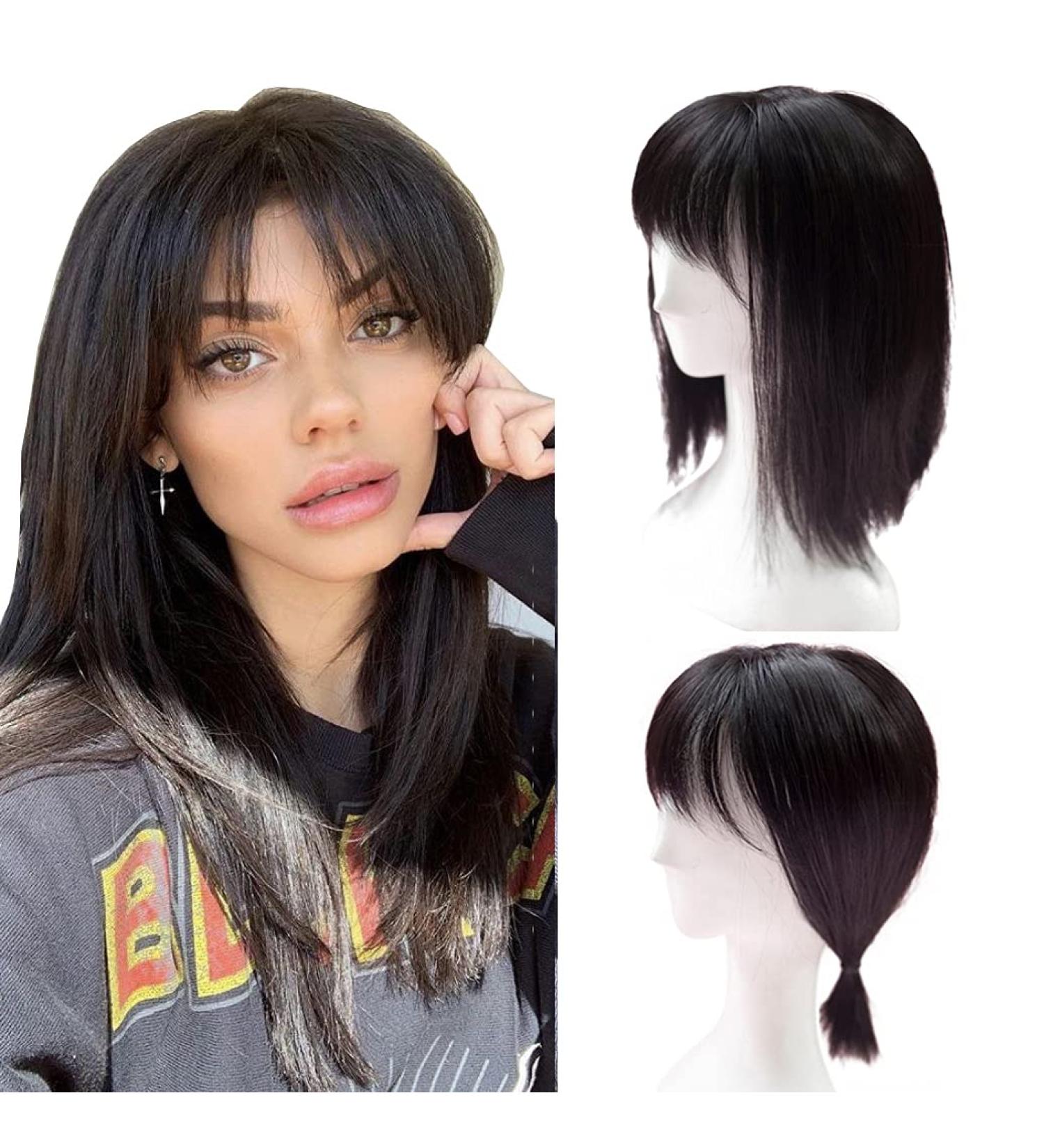 14 Clip-in Hair Topper with Bangs for Thinning Hair | Thick Light Brown - Enhance Your Look! - Buy Online on GoSupps.com