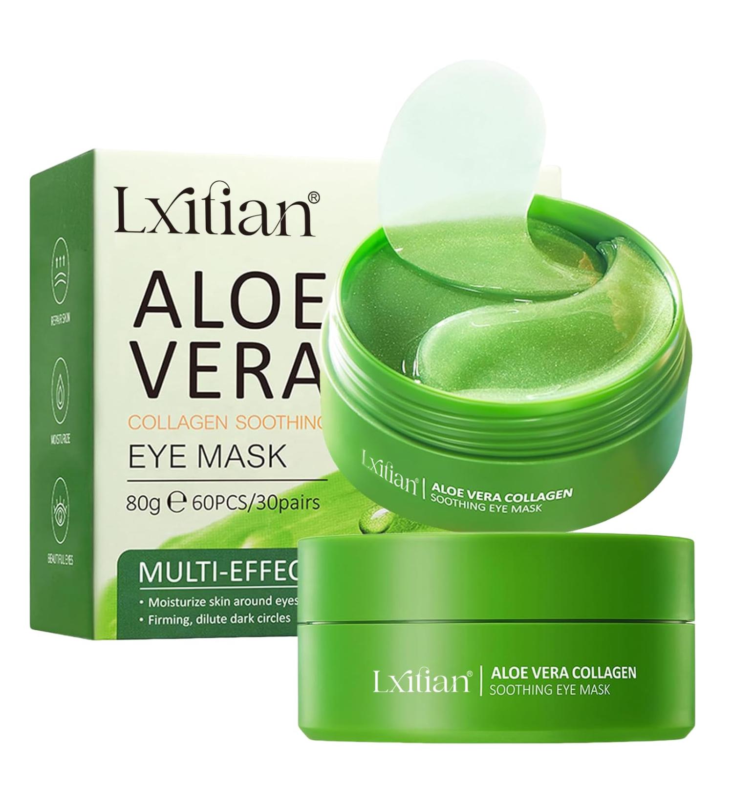 Patch Anti Cernes Patch Aloe Vera Yeux Traitement des Poches et des Cernes Regard plus Jeune R duction des Rides et Ridules Peau plus Ferme et un Contour des Yeux Visiblement Am lior 60 Pi ces - Buy Online on GoSupps.com