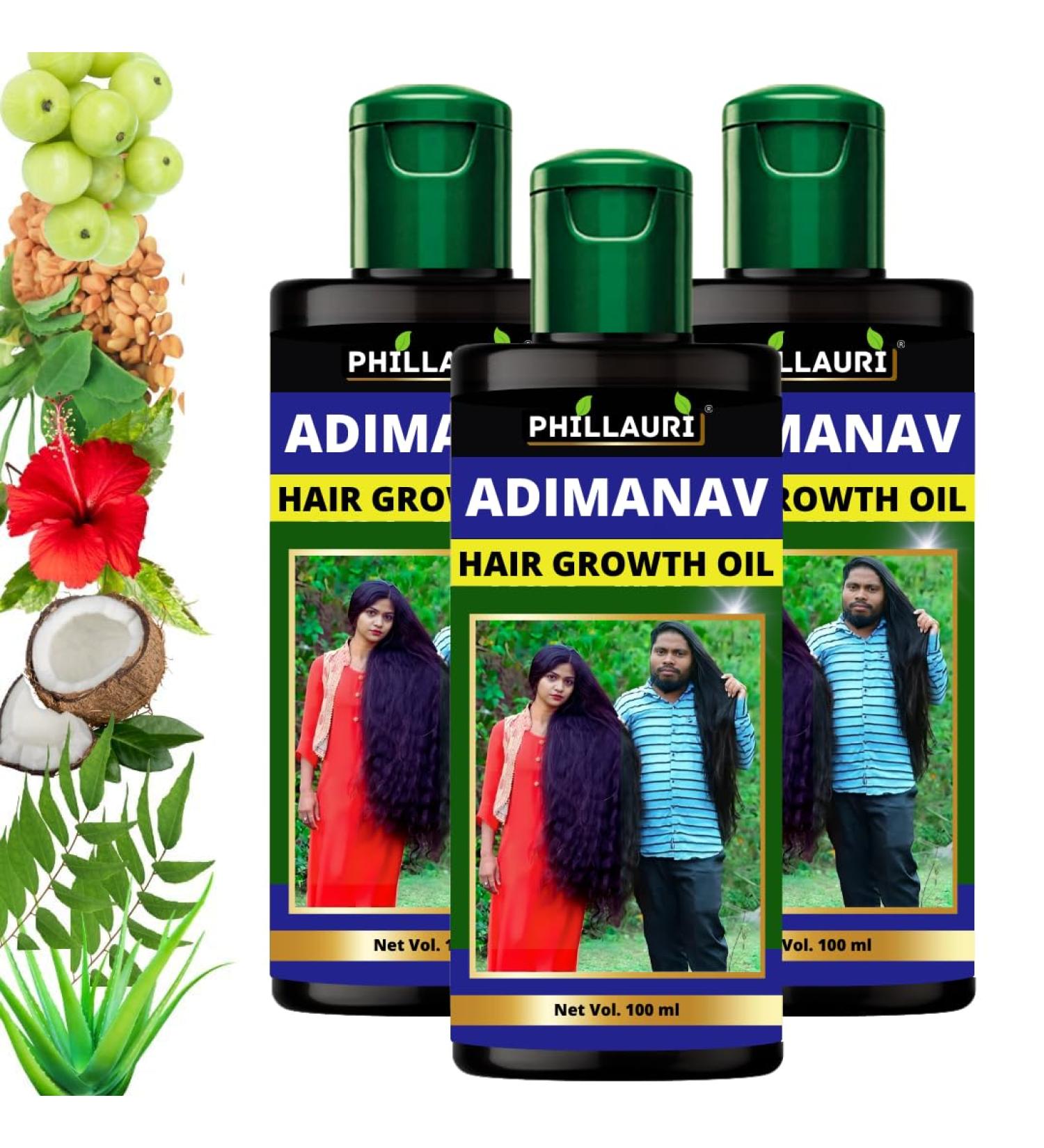 Buy Adivasi Hair Oil Original Herbal Solution for Hair Growth & Fall Control | Suitable for Men & Women | International Shipping - Buy Online on GoSupps.com