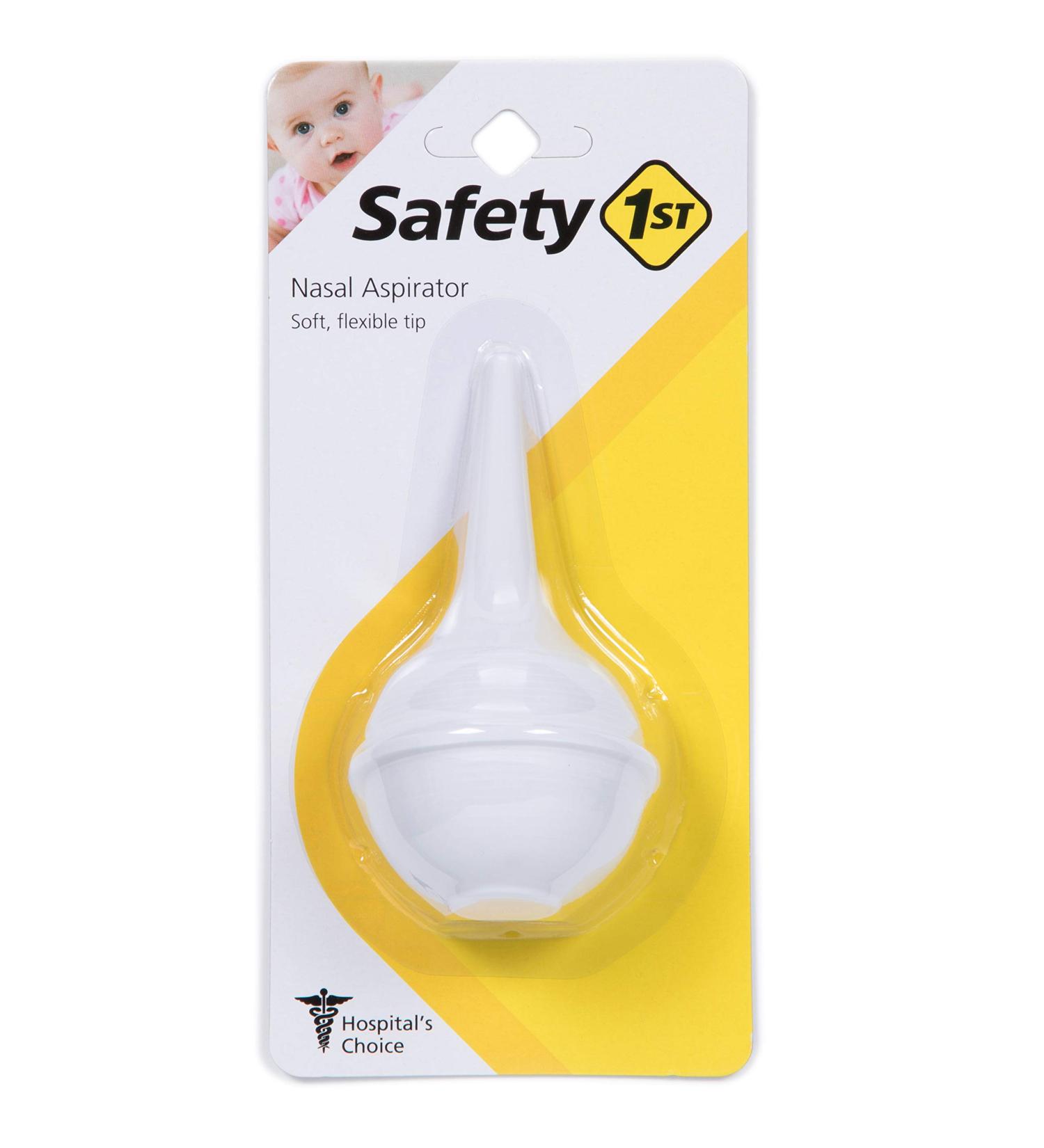 Safety 1st Newborn Nasal Aspirator - Gentle Relief for Congestion, White - Buy Online on GoSupps.com