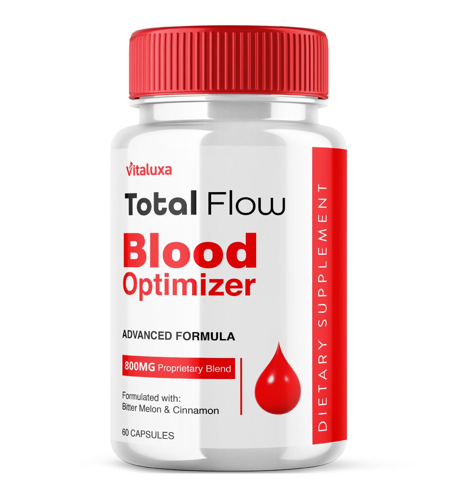 Total Flow Blood Balance TotalFlow Blood Support Capsules Supplement Advanced Formula All Natural Optimizer Maximum Strength Daily Health Wellness TotalFlo Premium Blend Pills (60 Capsules) - Buy Online on GoSupps.com