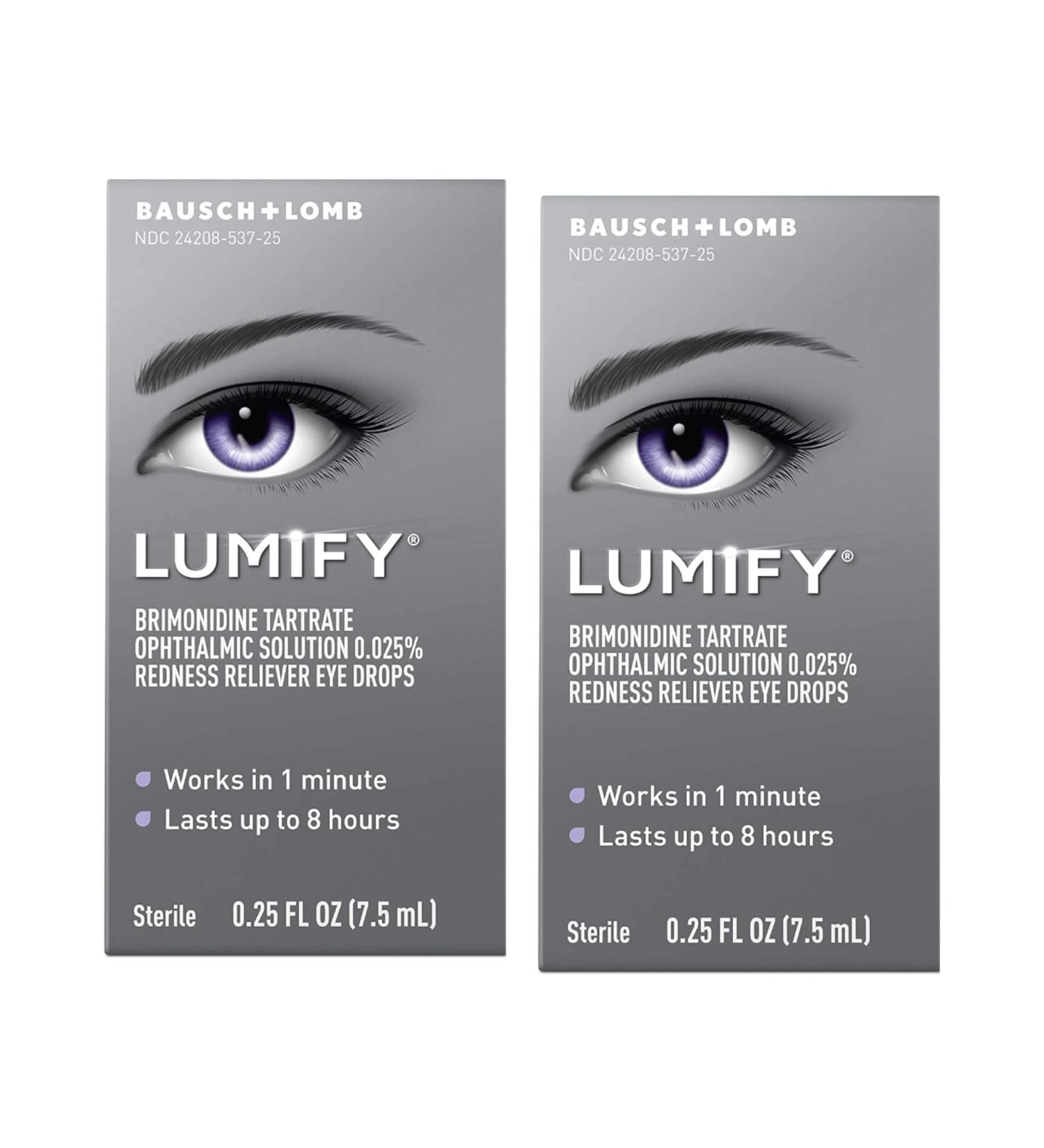 Buy Lumify Eye Drops 7.5 mL (Pack of 2) - Fast International Shipping - Relieve Red Eyes - Buy Online on GoSupps.com