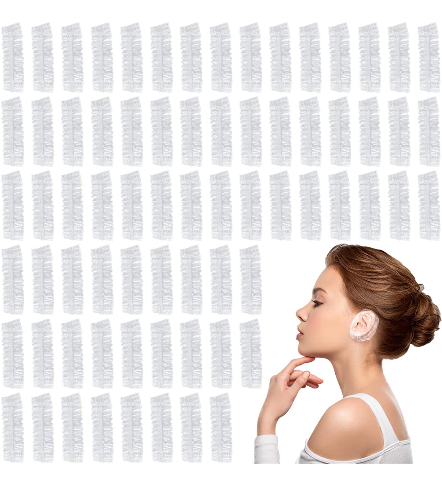 1000 Pcs Disposable Ear Covers for Shower - Waterproof Ear Protectors for Hair Dye & Bathing - Buy Online on GoSupps.com