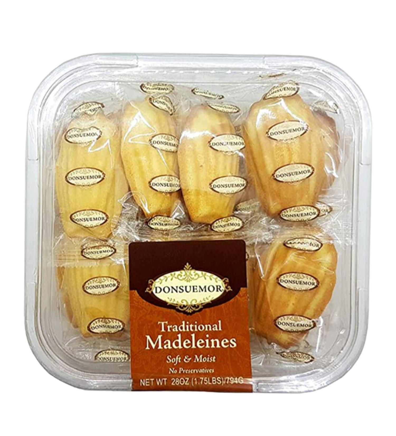 P2P Traditional Madeleines French Cakes 28 Individually Wrapped 1 oz Madeleine Tea Cake Cookies Soft & Moist 28 Oz 1 Pack - Buy Online on GoSupps.com
