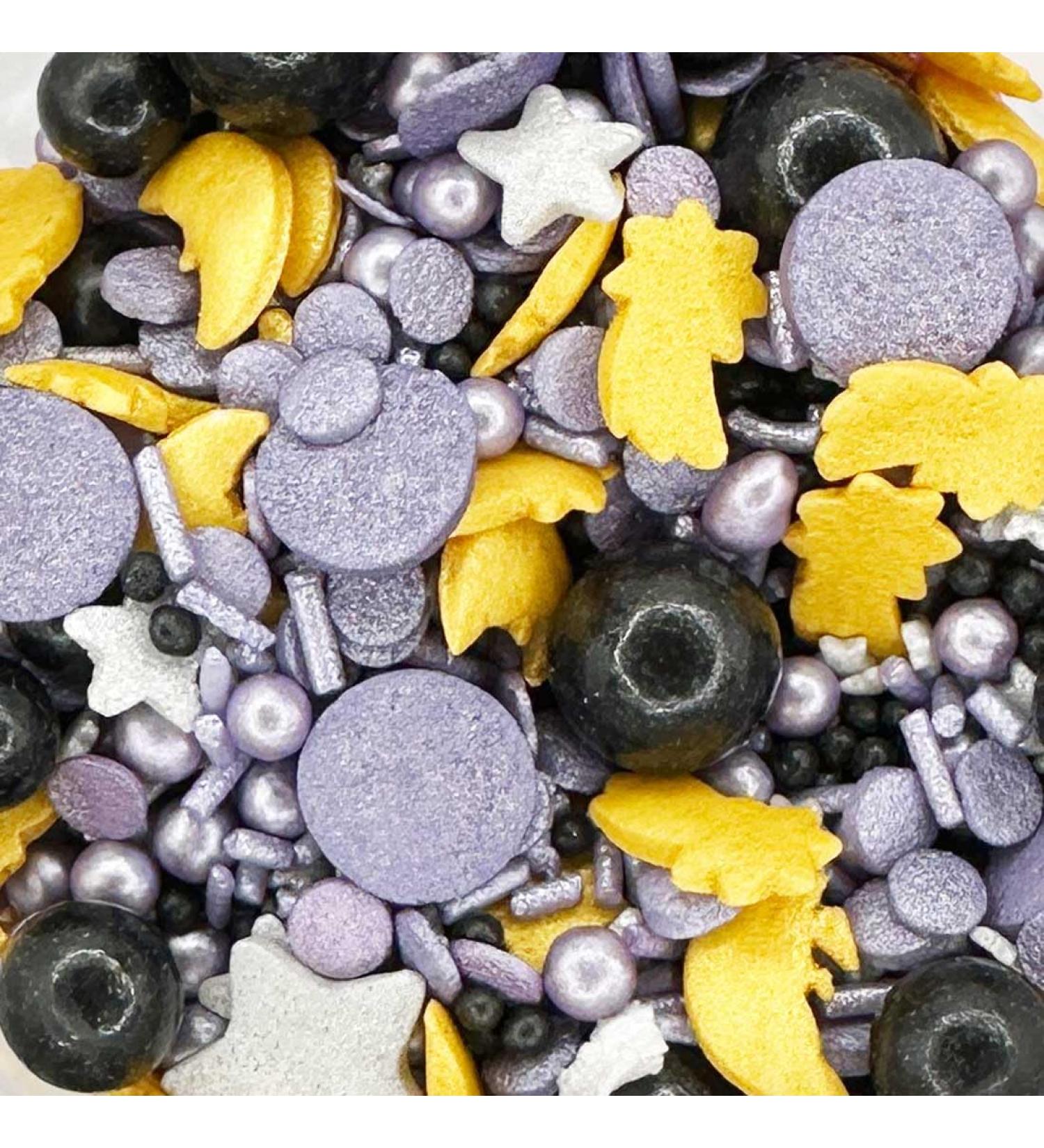 Sprinkletti - Wizard - Cake Topper Sprinkles - 30g Edible Glimmer Cupcake Decorations - Ideal For Halloween & Harry Potter Themed Cakes - Buy Online on GoSupps.com