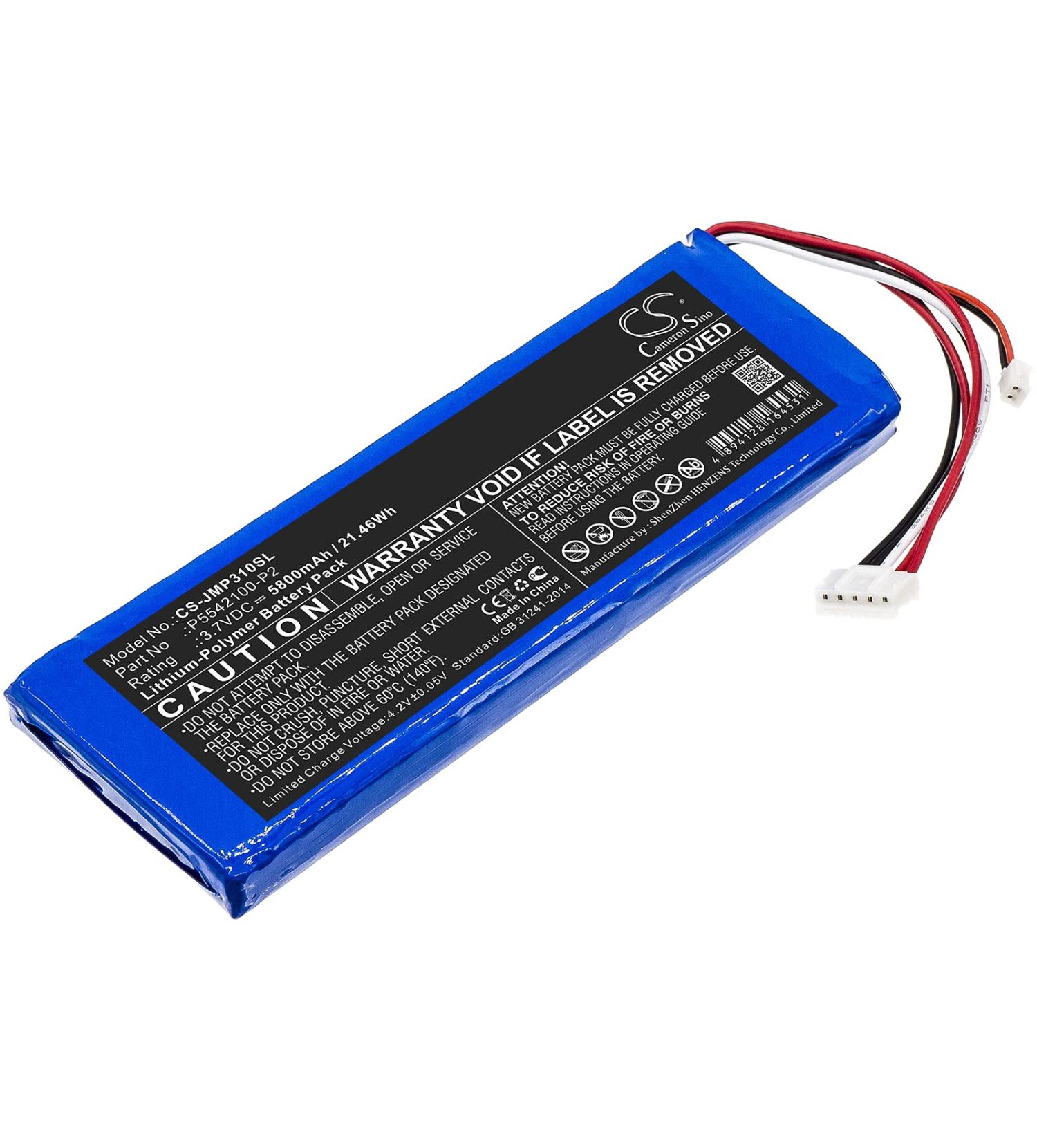 5800mAh Battery Replacement for Pulse 3 Version 2 P5542100-P2 - High Capacity 3.7V | International Shipping - Buy Online on GoSupps.com