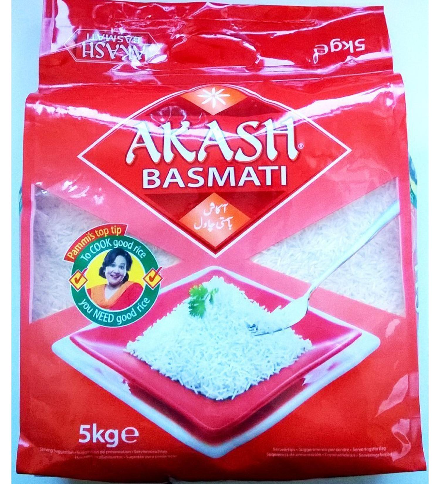 Akash Basmati Rice - 1 x 5kg