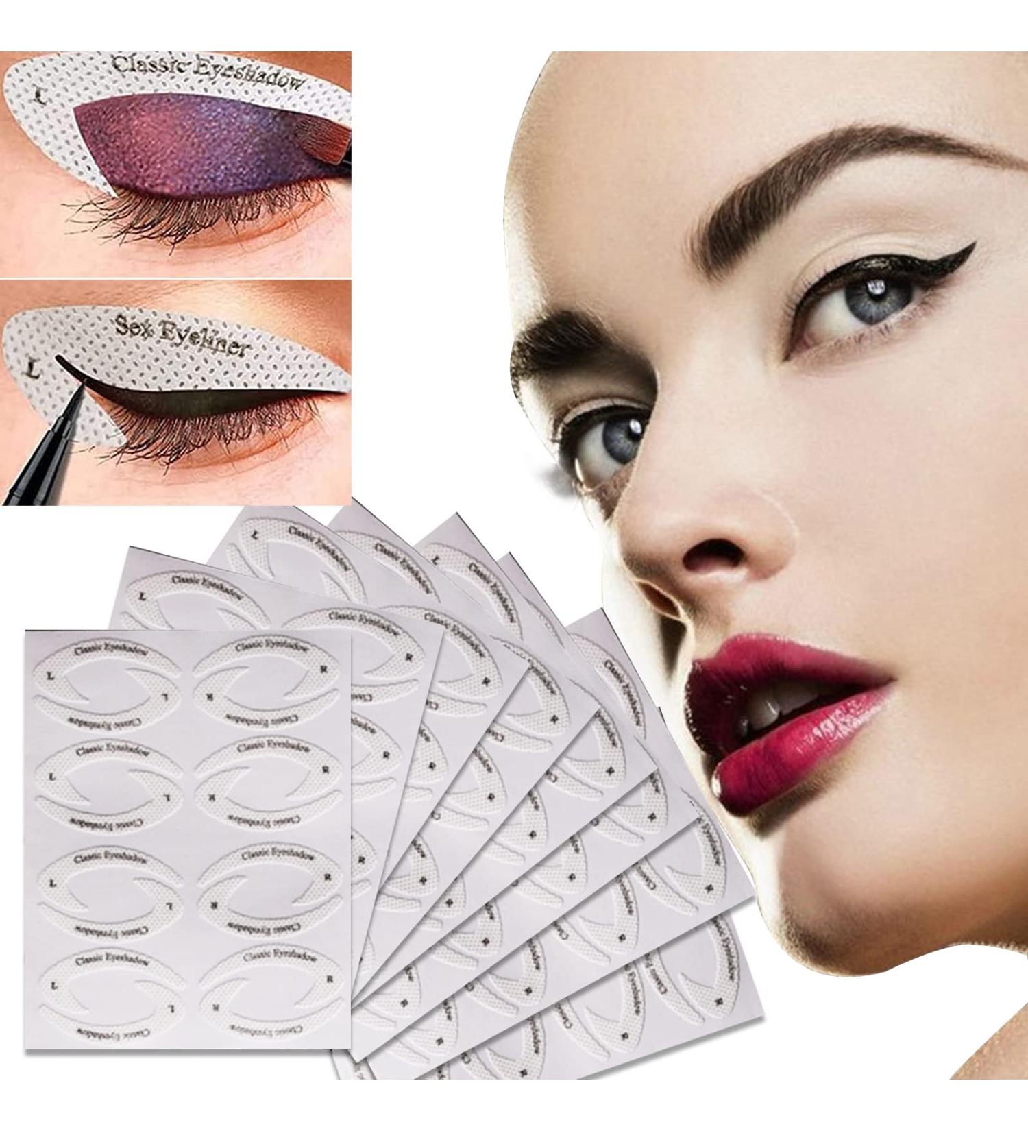 Quick Eyeliner & Eyeshadow Stencils - 128 Pieces Cat Eye Makeup Tool & Winged Eyeliner Tape - Buy Online on GoSupps.com
